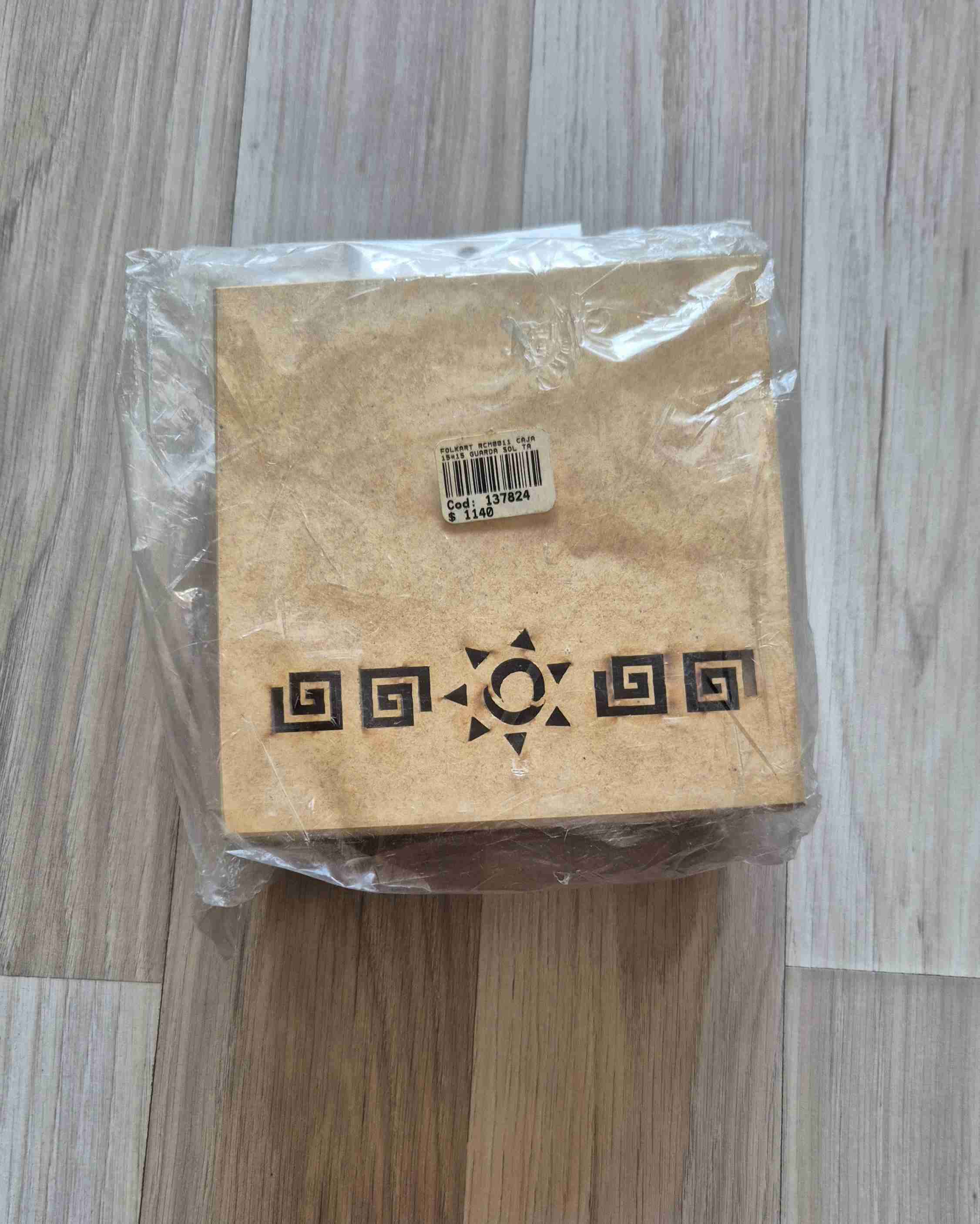 Caja de madera manualidades - miniatura 1