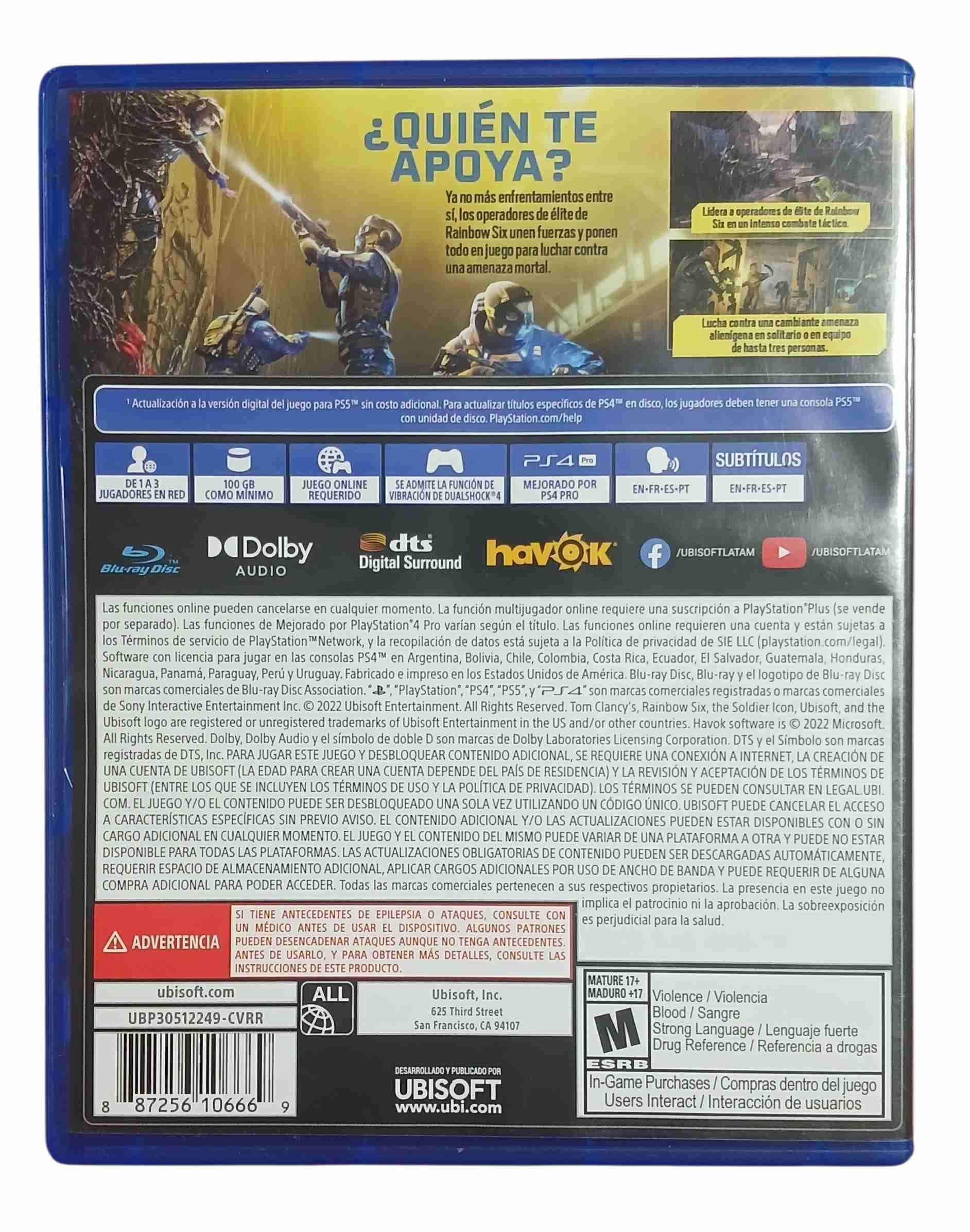 Juego PS4 Rainbow Six Extraction - miniatura 3