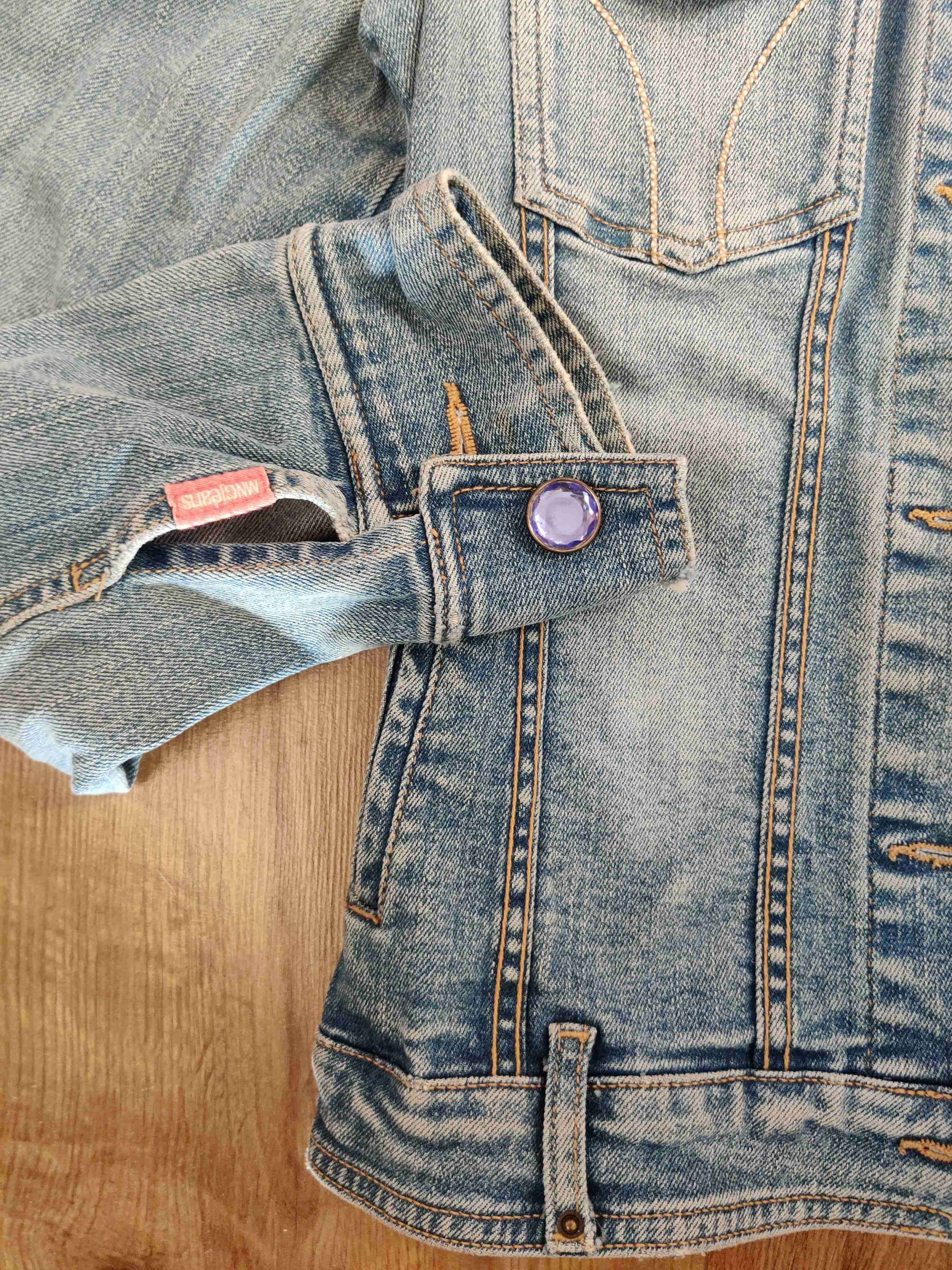 ChaquetaMango de denim clara - miniatura 3