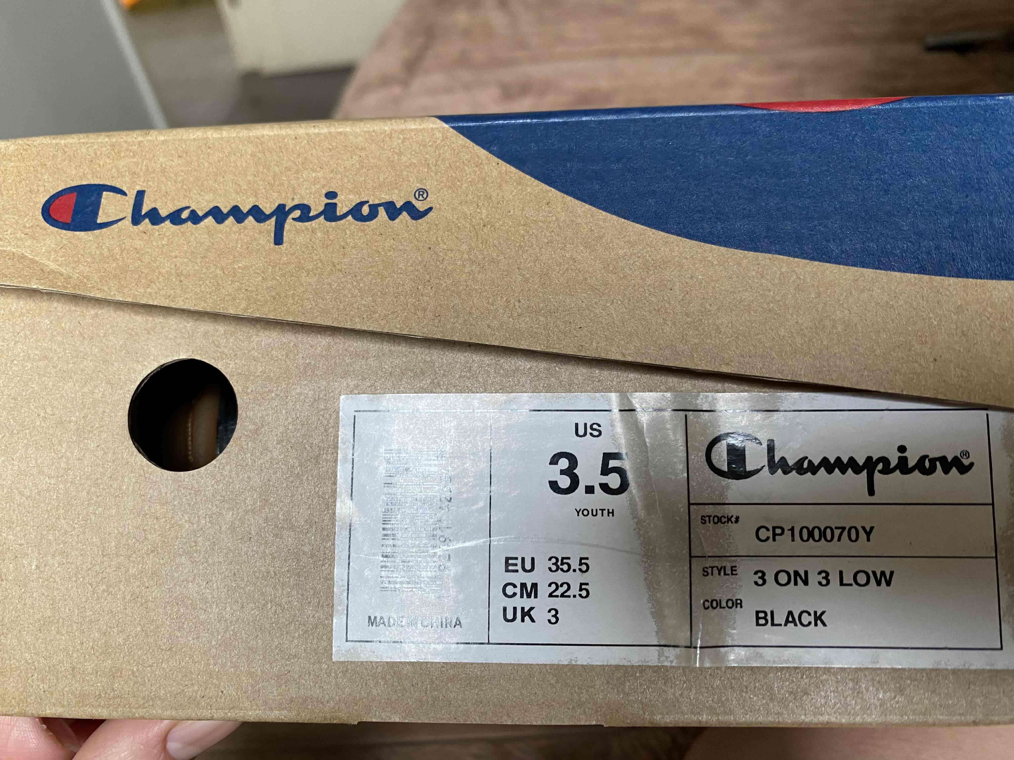 Zapatillas negras Champion - miniatura 5