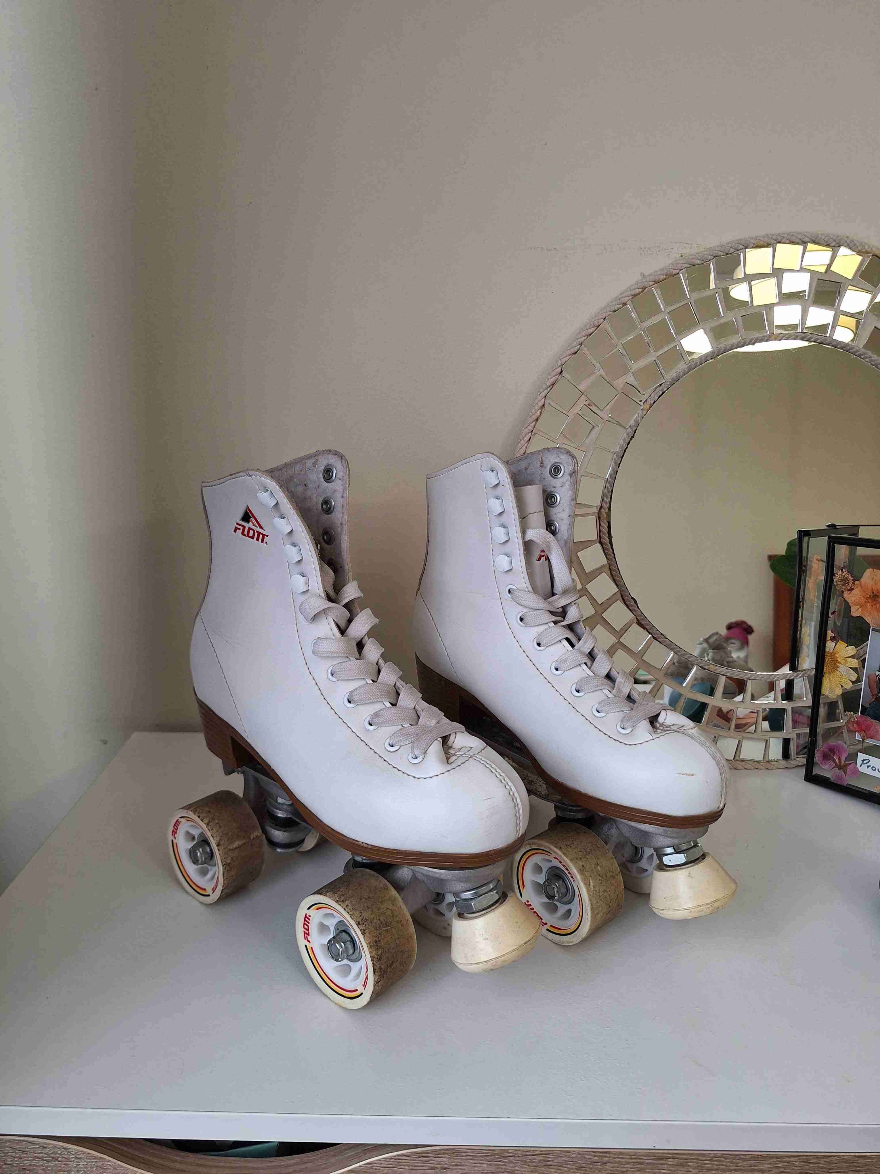 Patines artísticos blancos talla 37 - miniatura 4