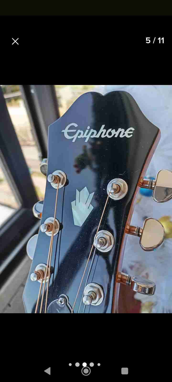 Guitarra acústica Epiphone Dove estudio - miniatura 5