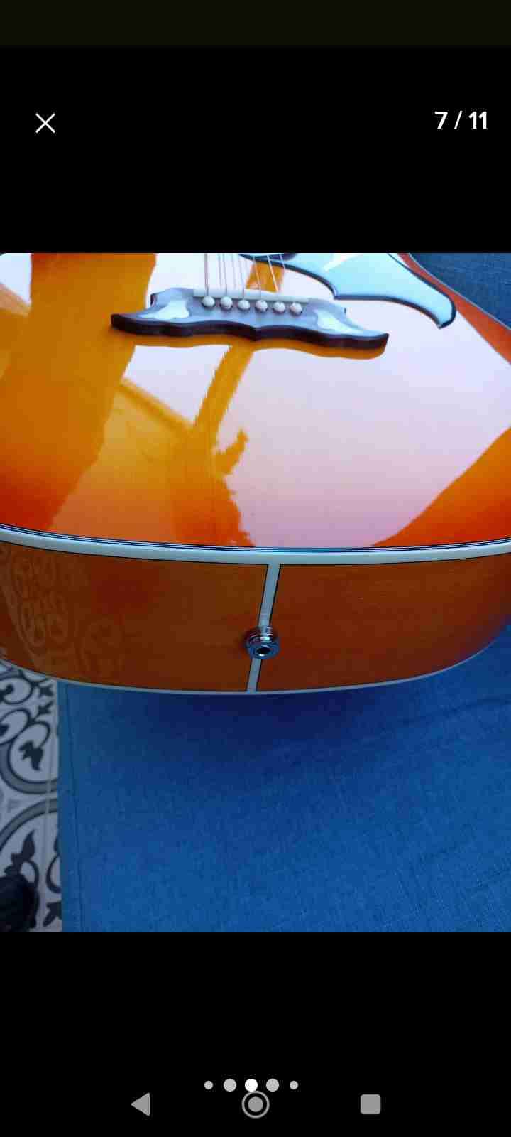 Guitarra acústica Epiphone Dove estudio - miniatura 6