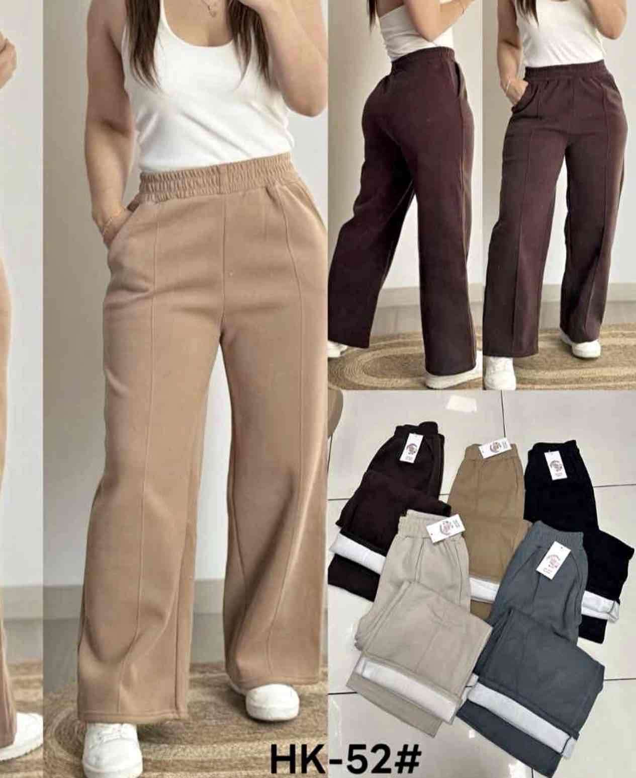 Pantalones anchos mujer variados