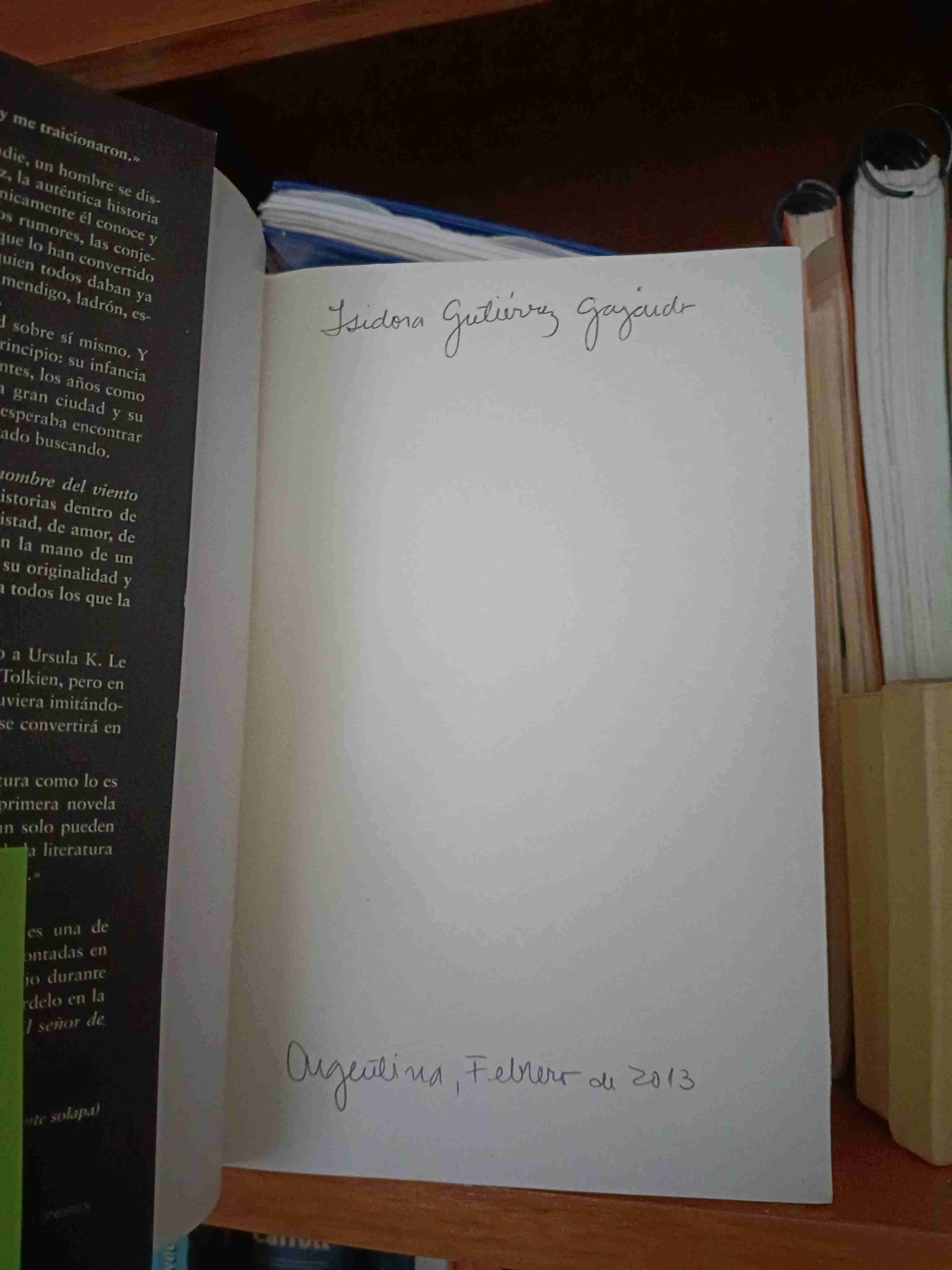 Libro El Nombre del Viento - miniatura 2