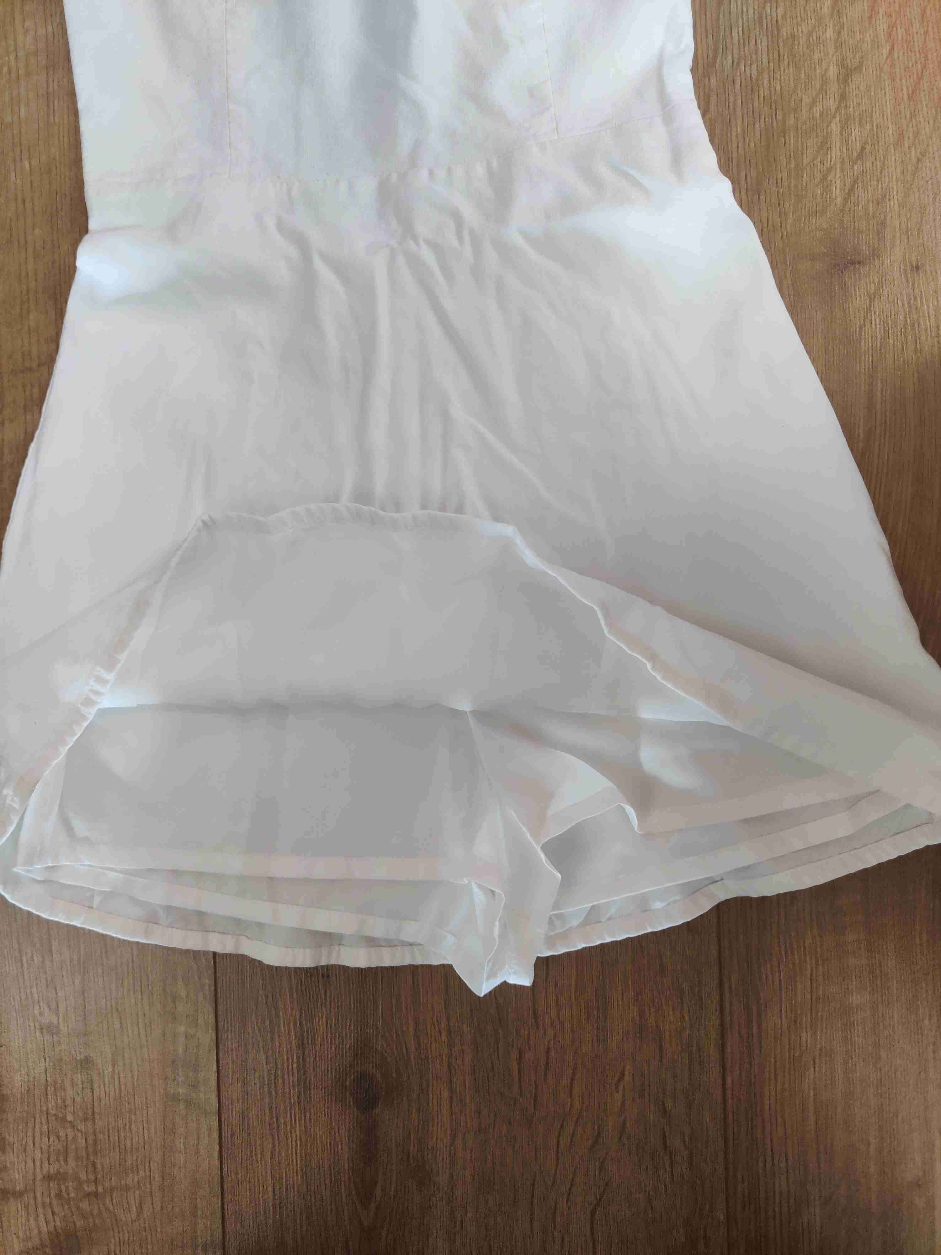 Vestido Zara blanco - miniatura 3