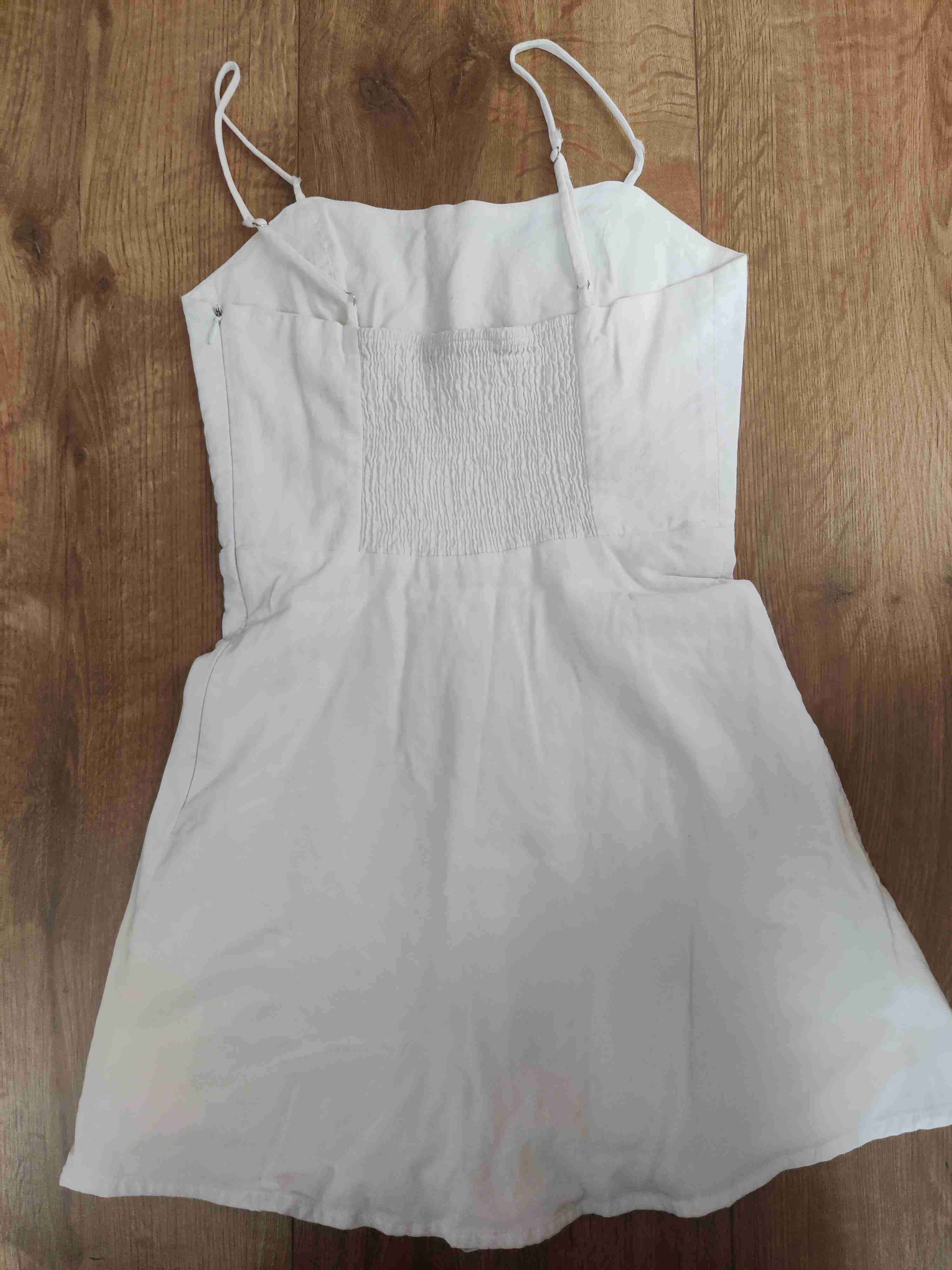 Vestido Zara blanco - miniatura 4