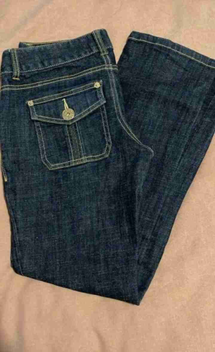 jeans guees original tiro bajo vintage 2000s - miniatura 2