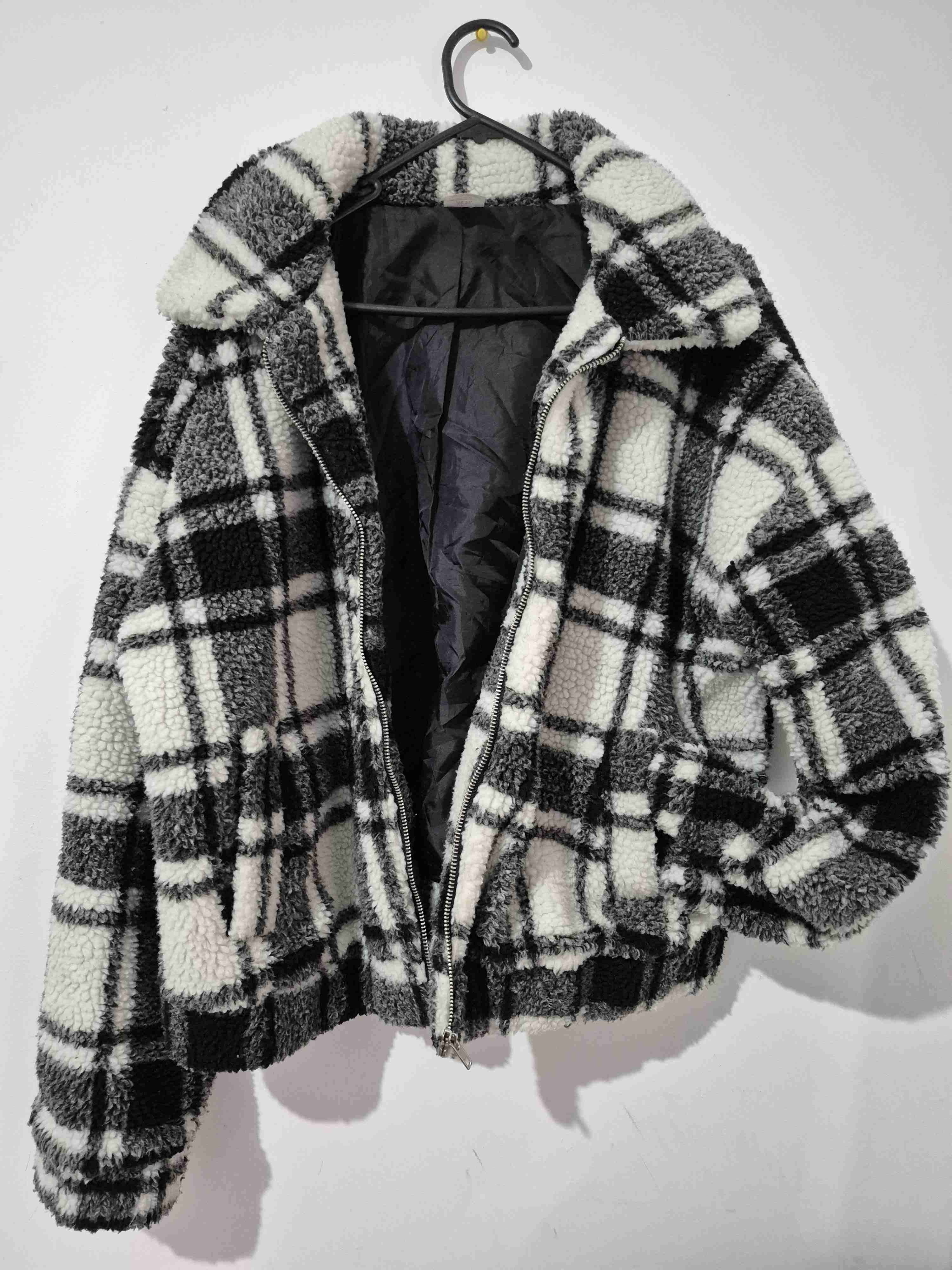 Chaqueta de lana a cuadros - miniatura 3