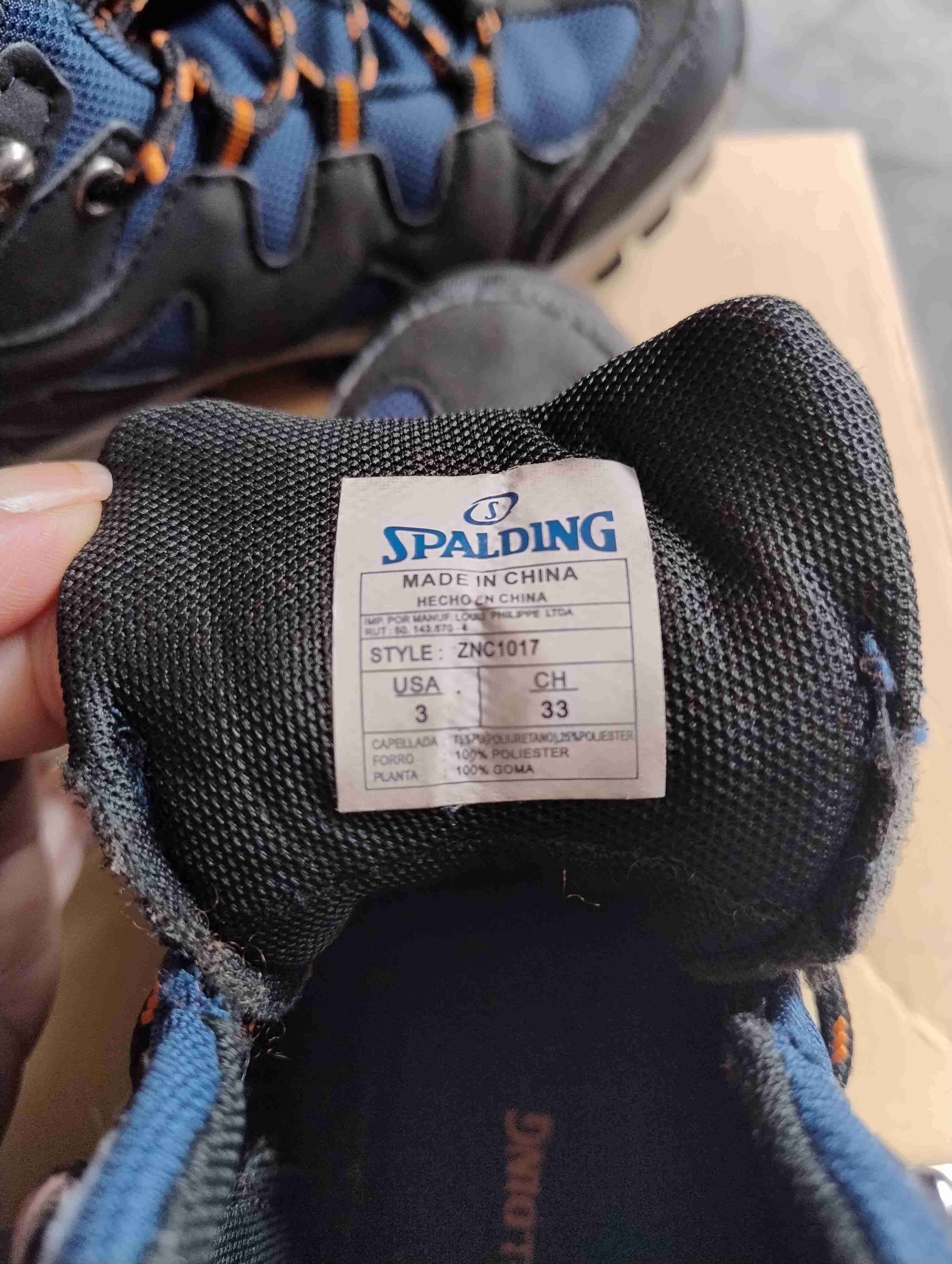 Botas de montaña  niño azul y gris talla 33 - miniatura 2