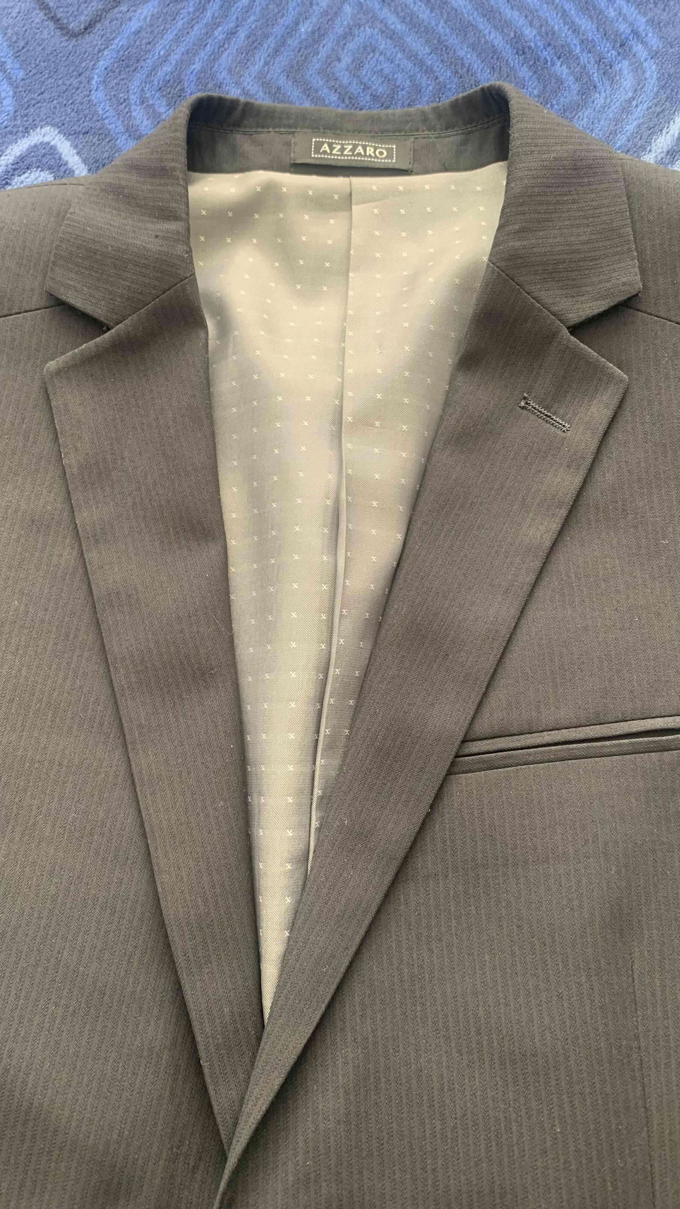 Traje Azzaro azul marino - miniatura 5