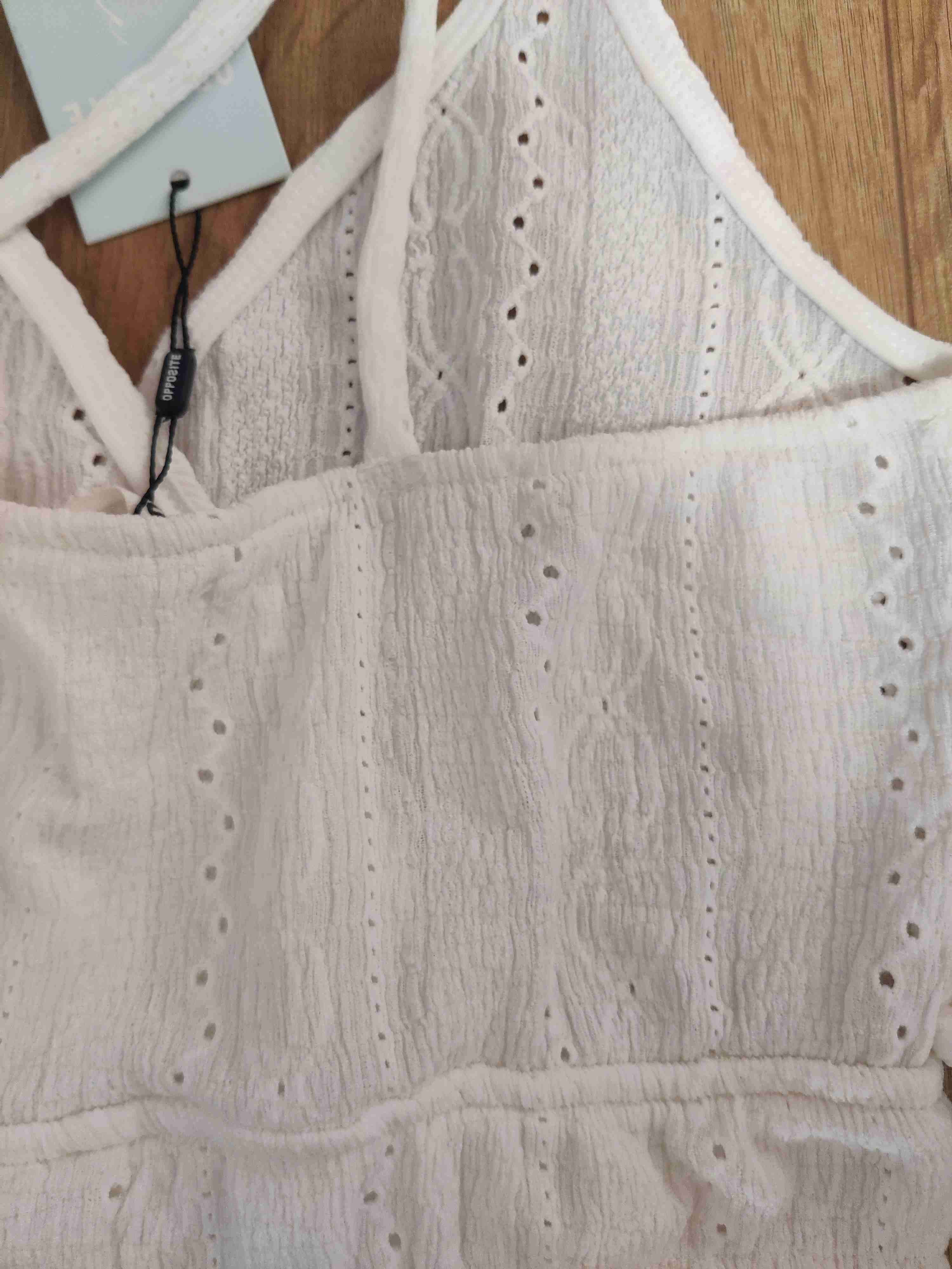 Enterito blanco con diseño calado - miniatura 5