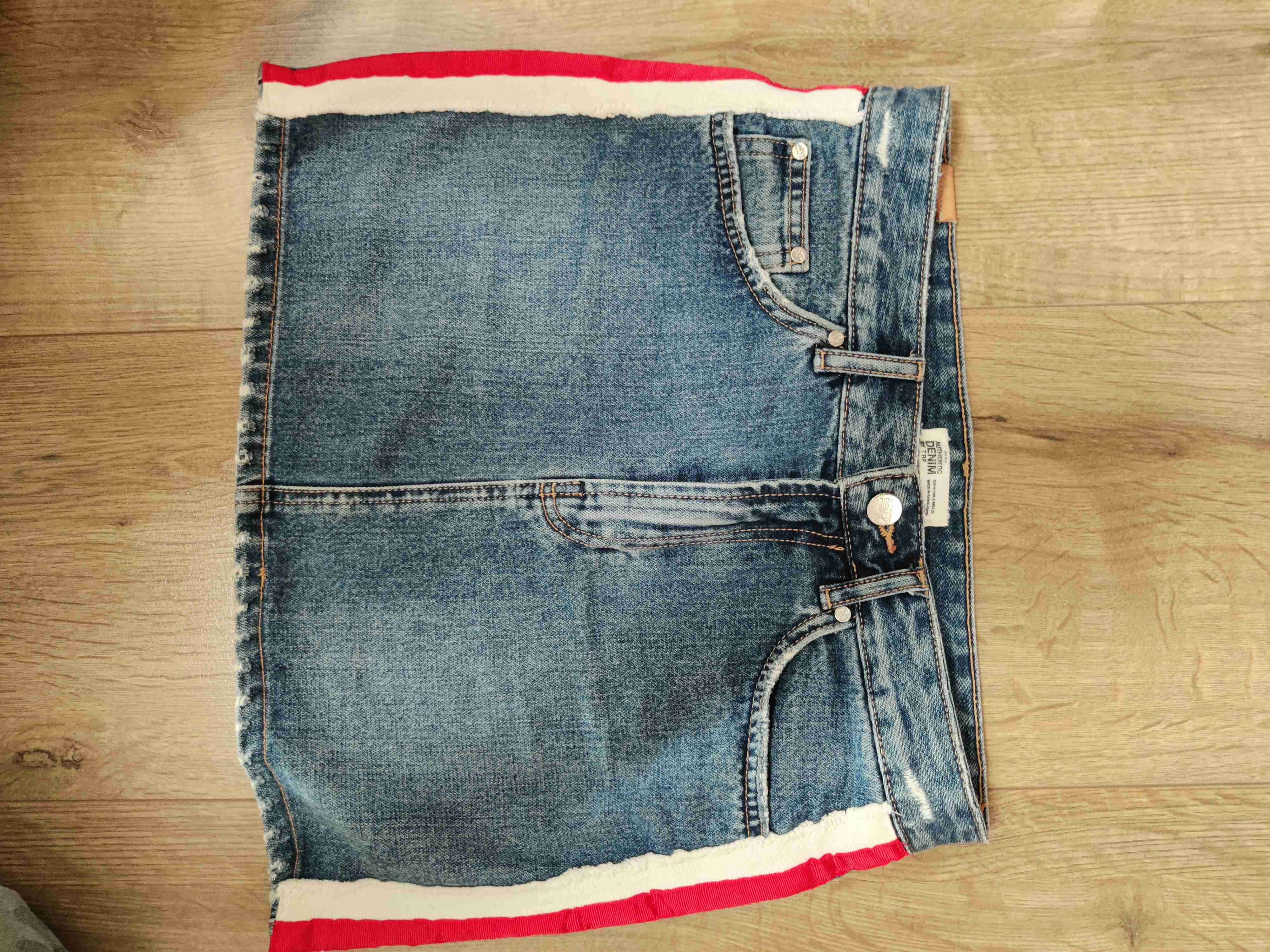 Falda Jeans  denim Zara - miniatura 3