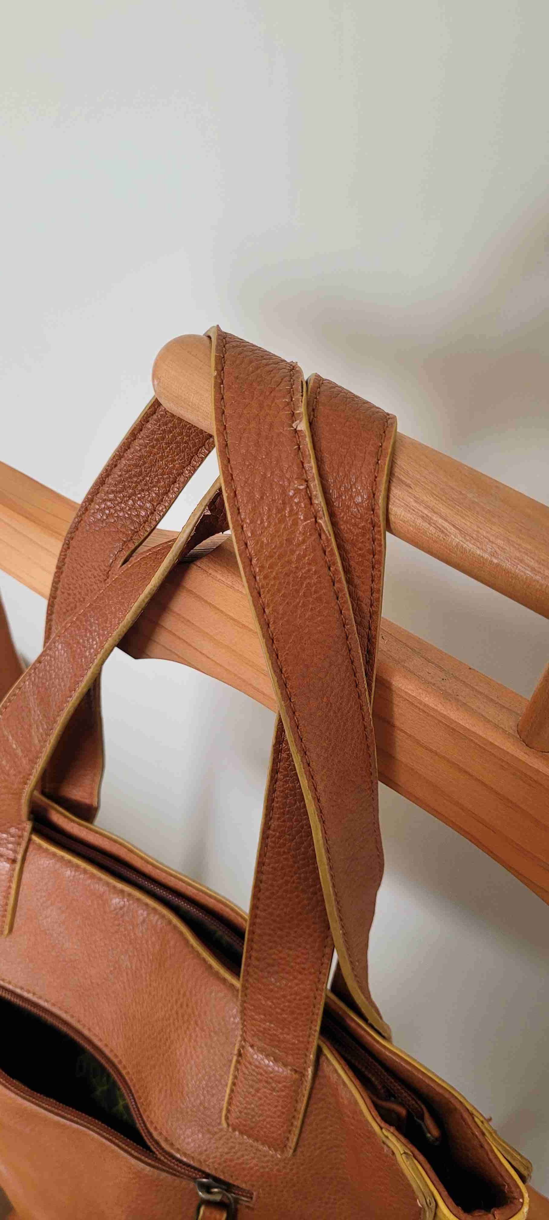 Cartera marrón con tachas - miniatura 4