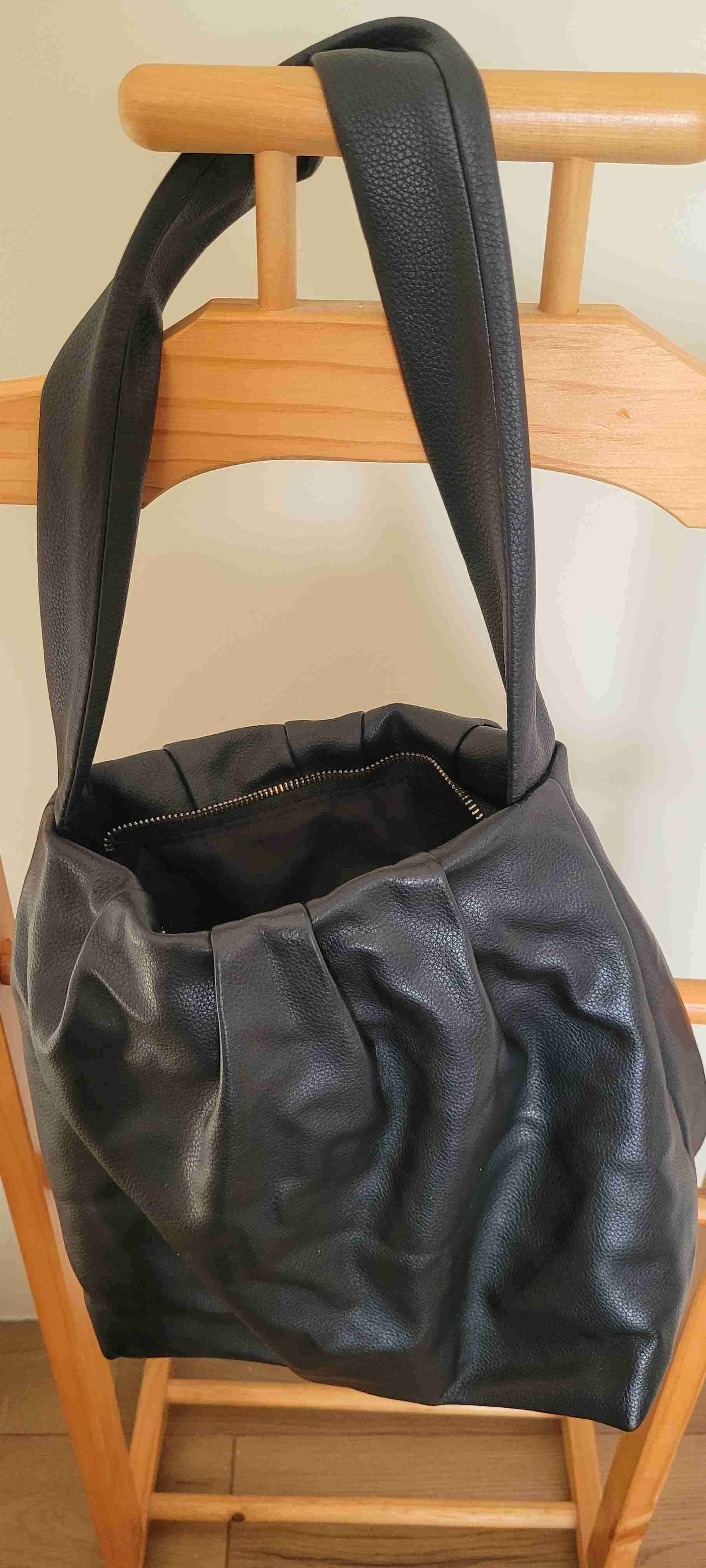 Cartera de cuero negra - miniatura 3