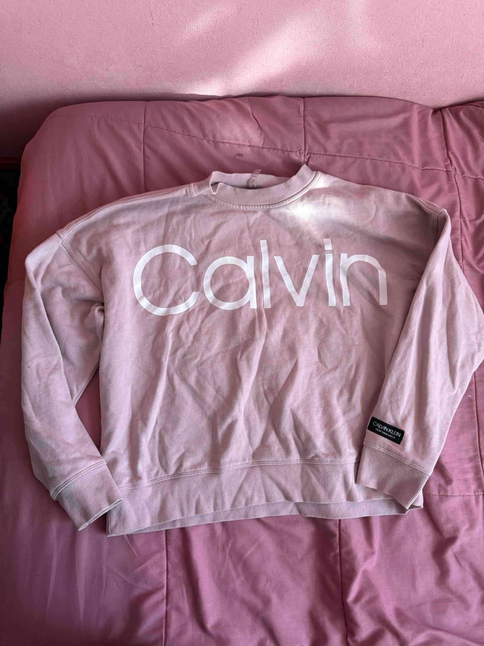 Polerones Calvin Klein rosa y lila - miniatura 2