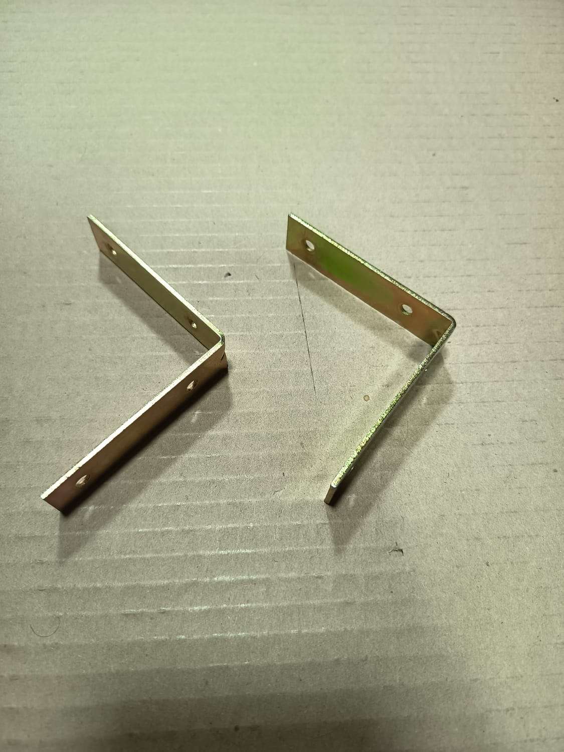 Pack 2 Escuadras Metálicas de Acero 3" - miniatura 2