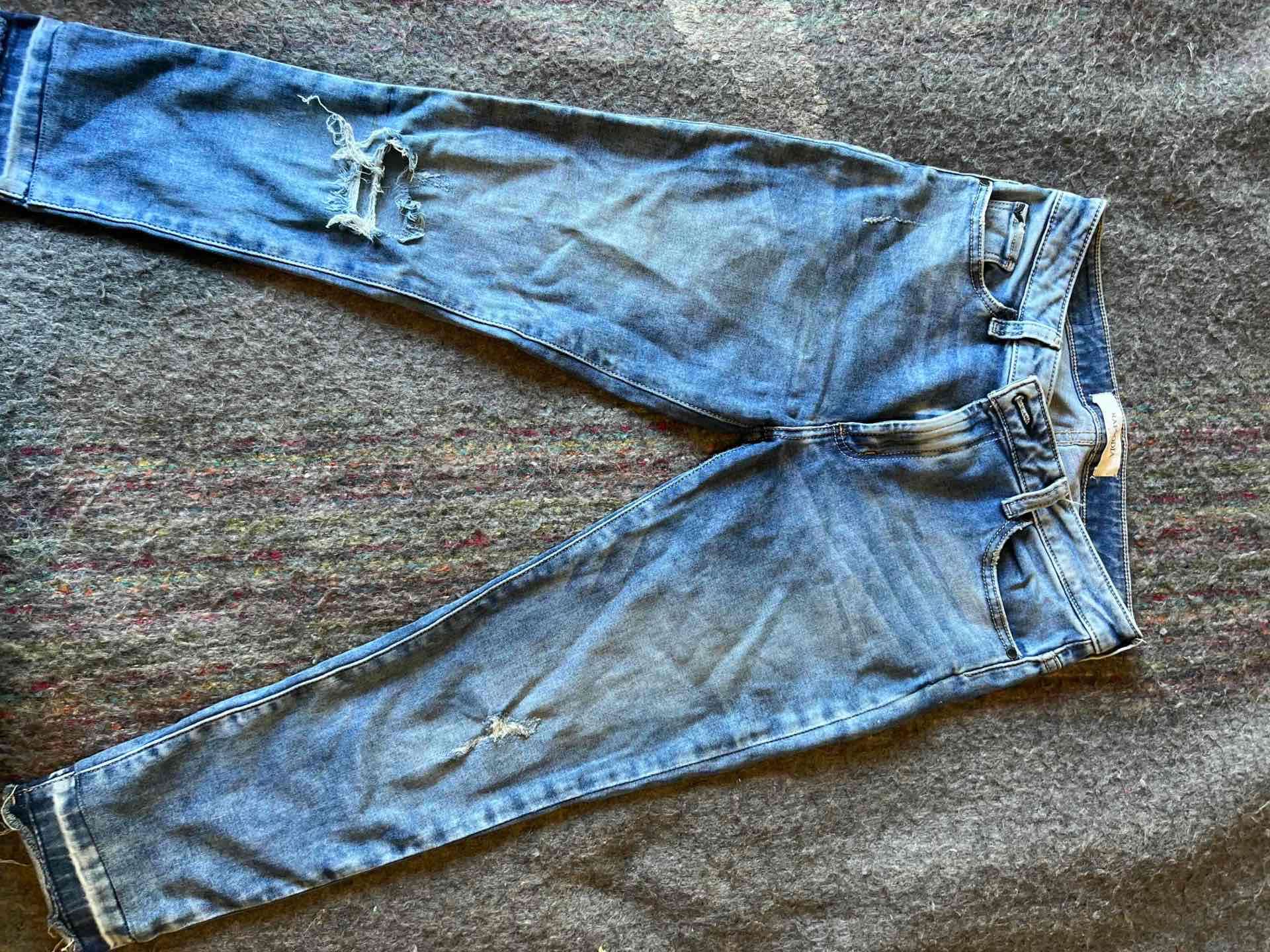 Jeans azul desgastados Rapsodia - miniatura 2