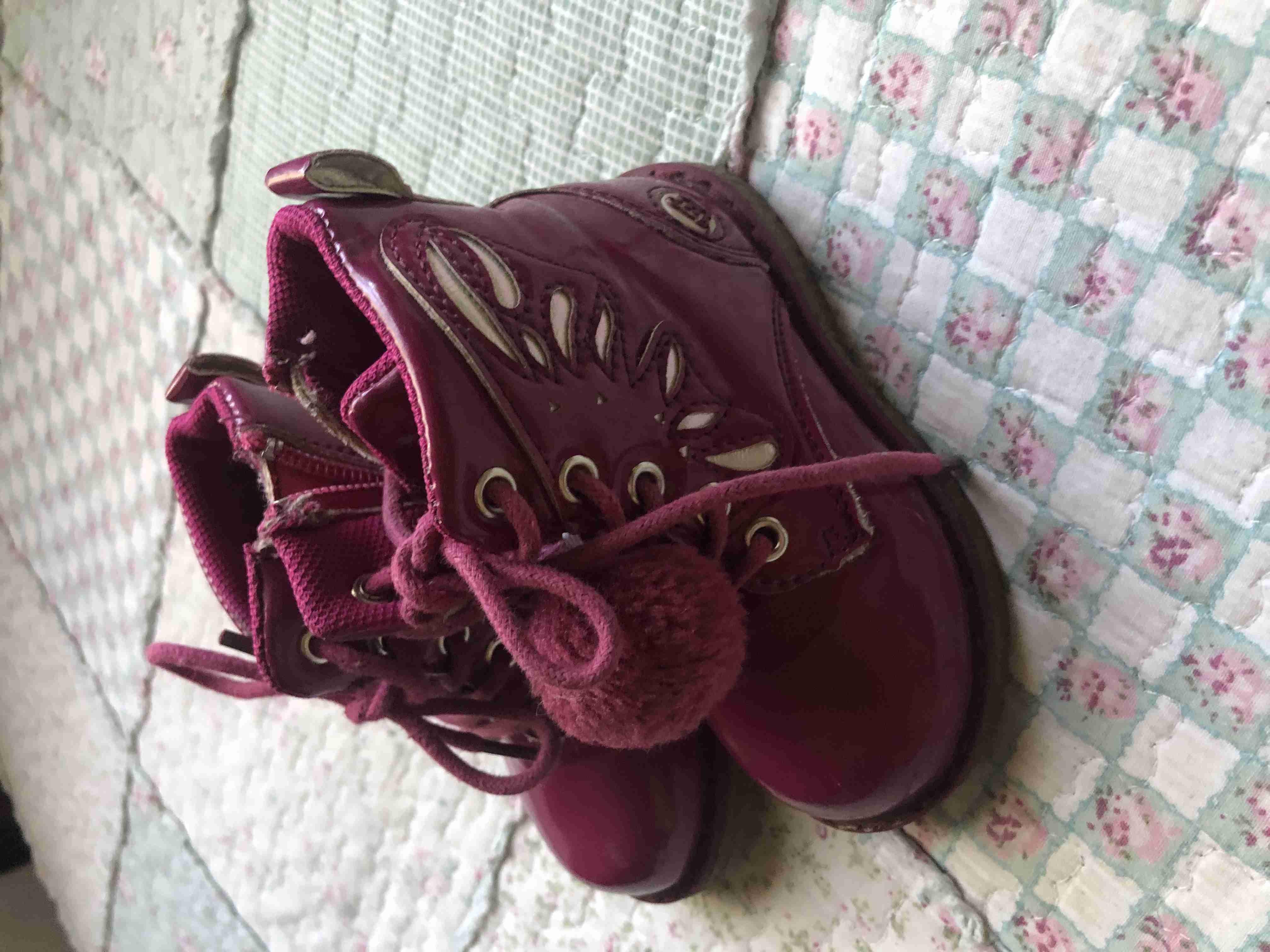 Botines fucsias para niñas - miniatura 1