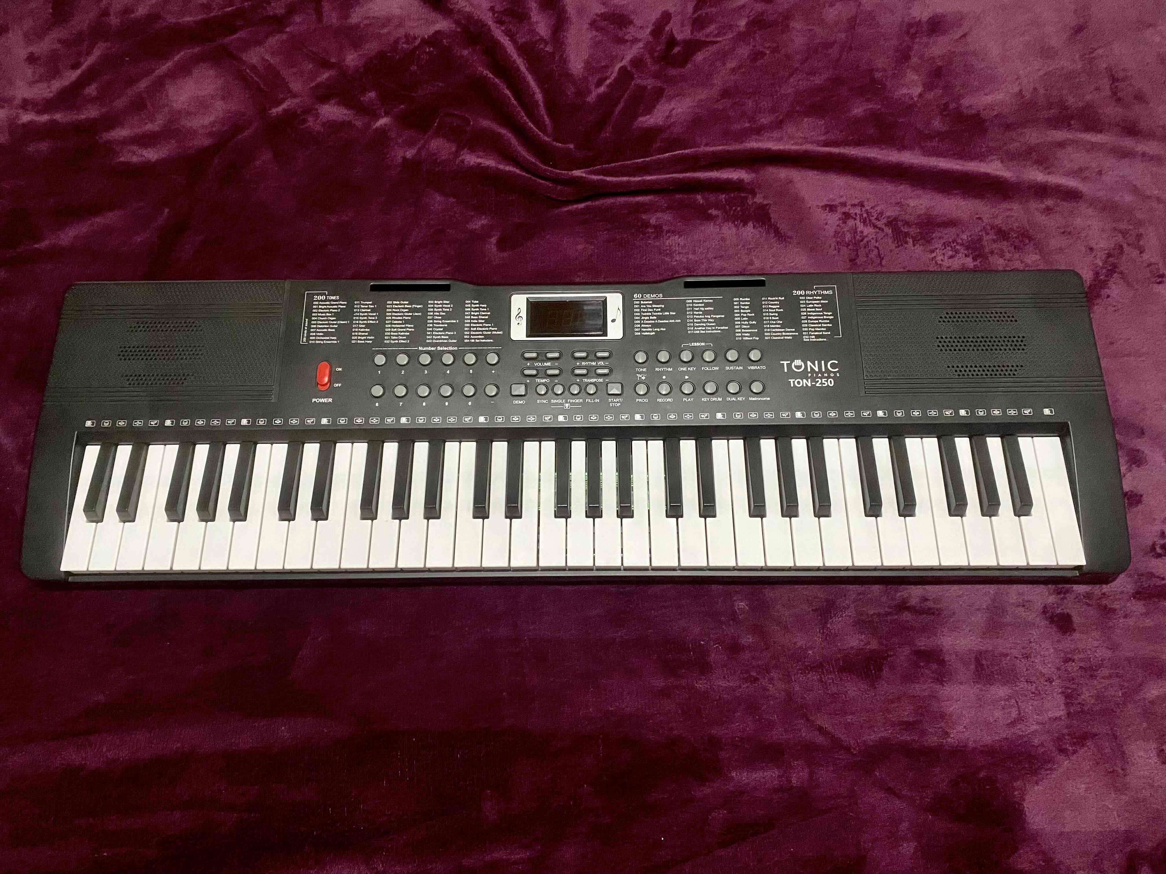 Teclado musical eléctrico 61 teclas - miniatura 2