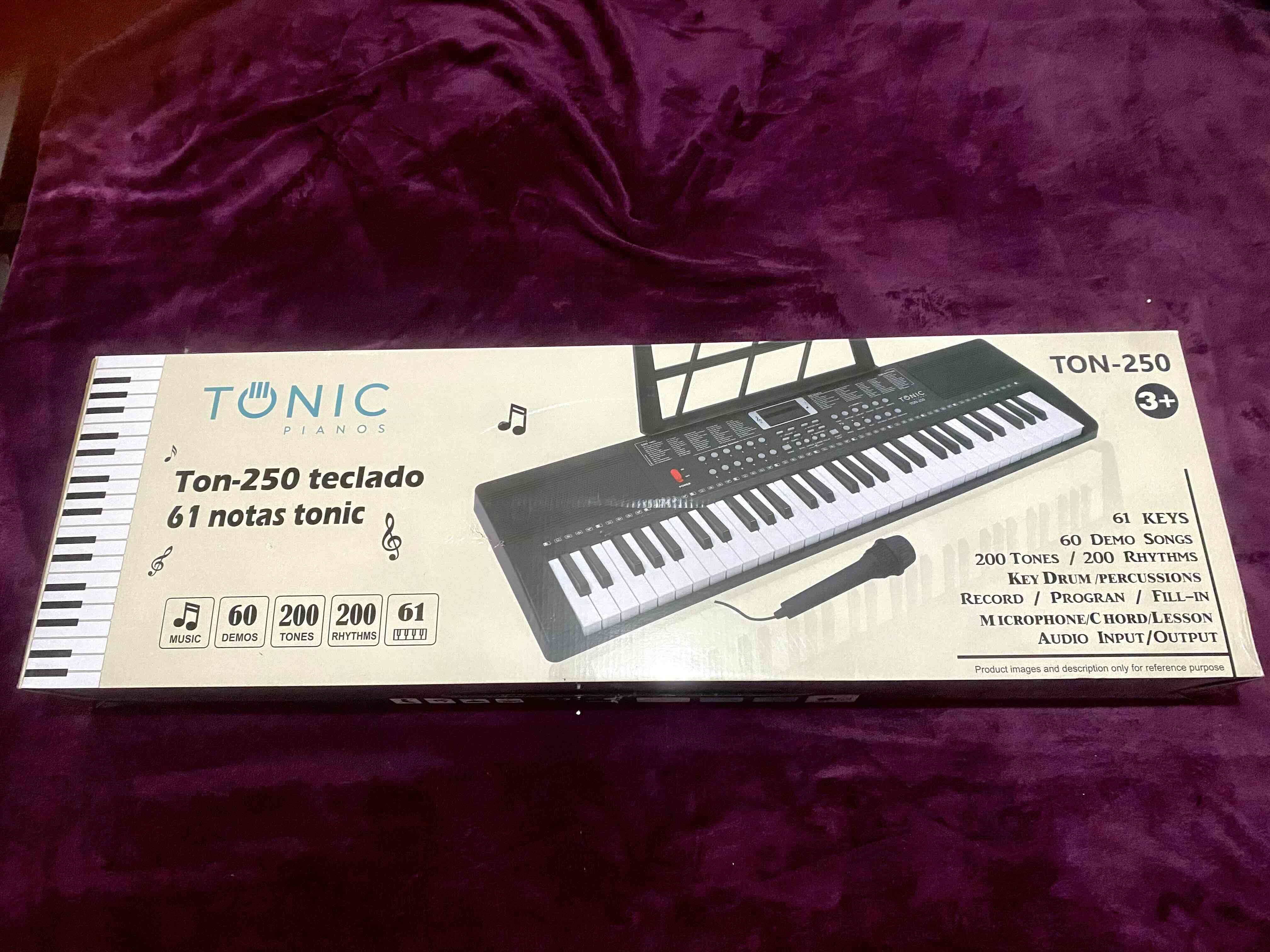 Teclado musical eléctrico 61 teclas - miniatura 3