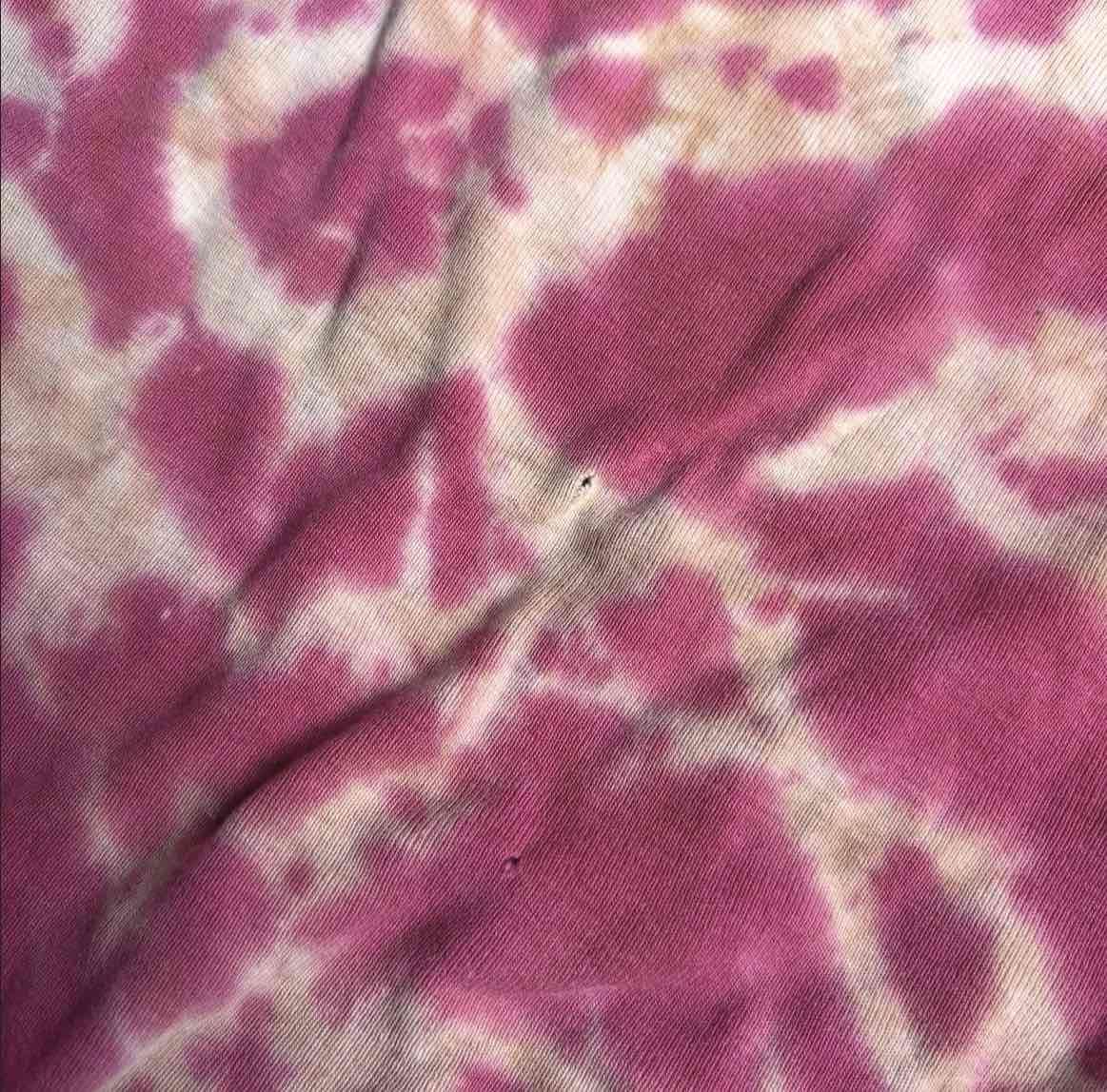 Blusa tie-dye rosa manga larga - miniatura 2