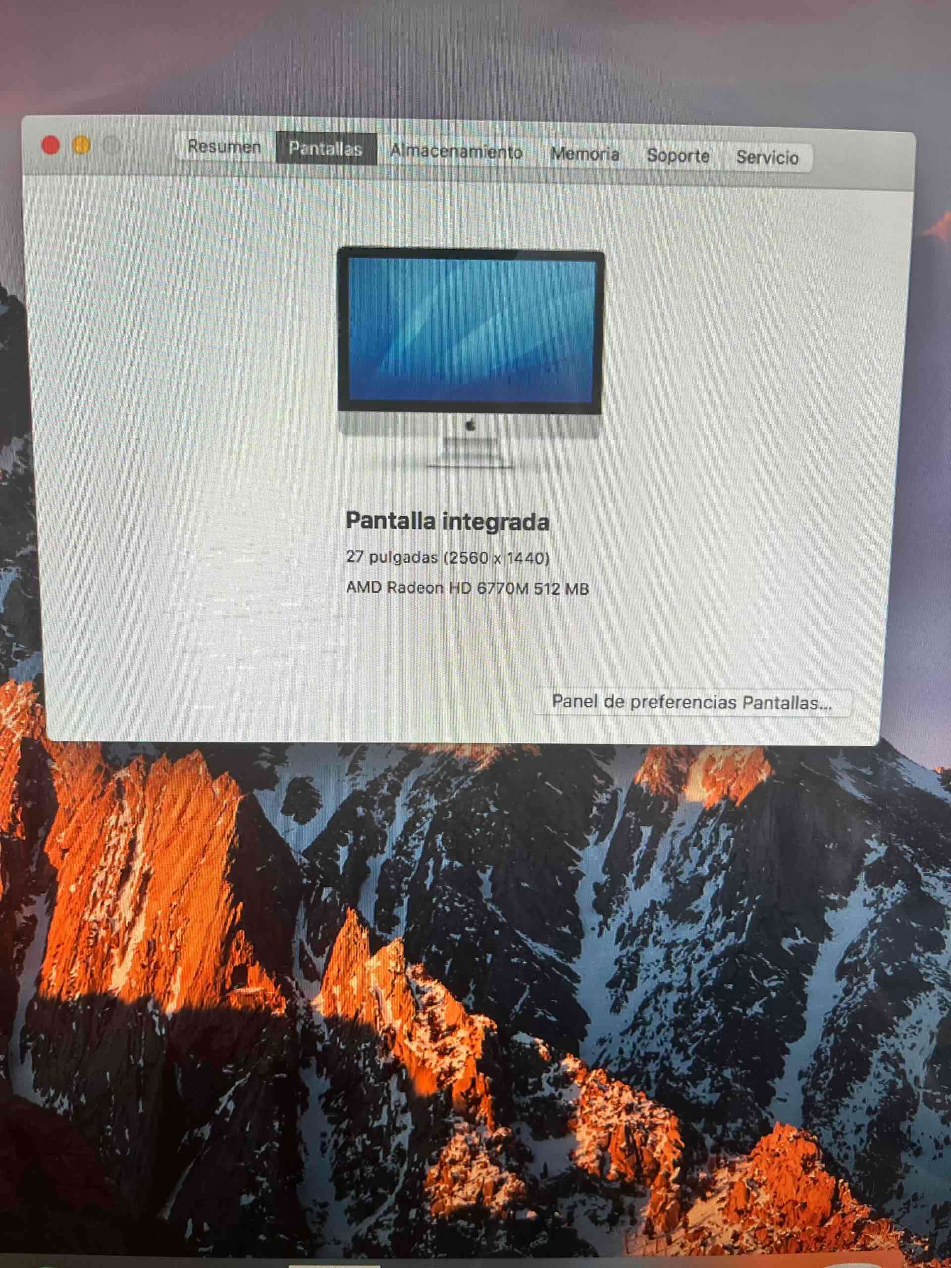 iMac 27 “ SSD 500GB 12GB RAM Restaurado - miniatura 2