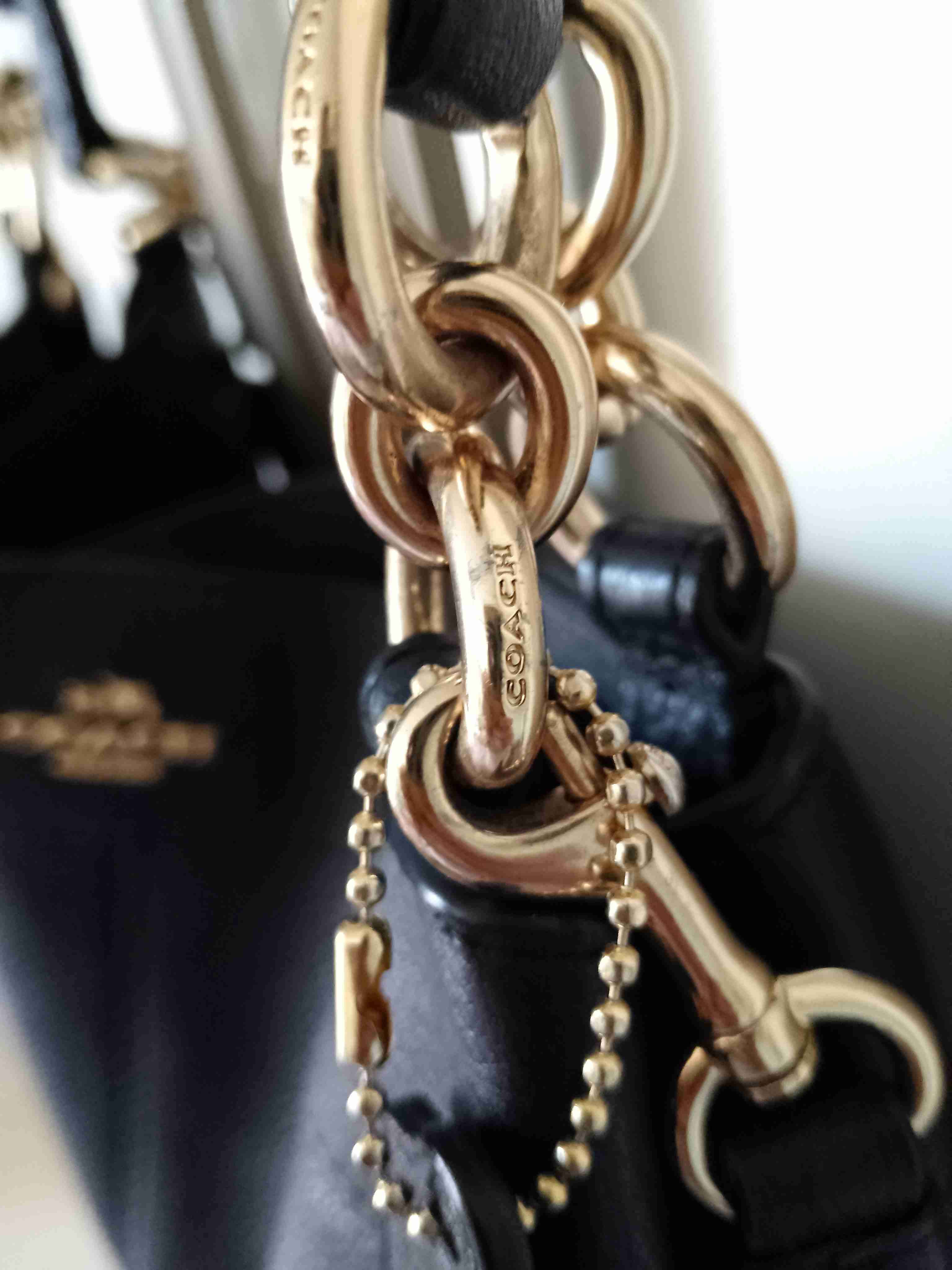 Bolso negro Coach - miniatura 3