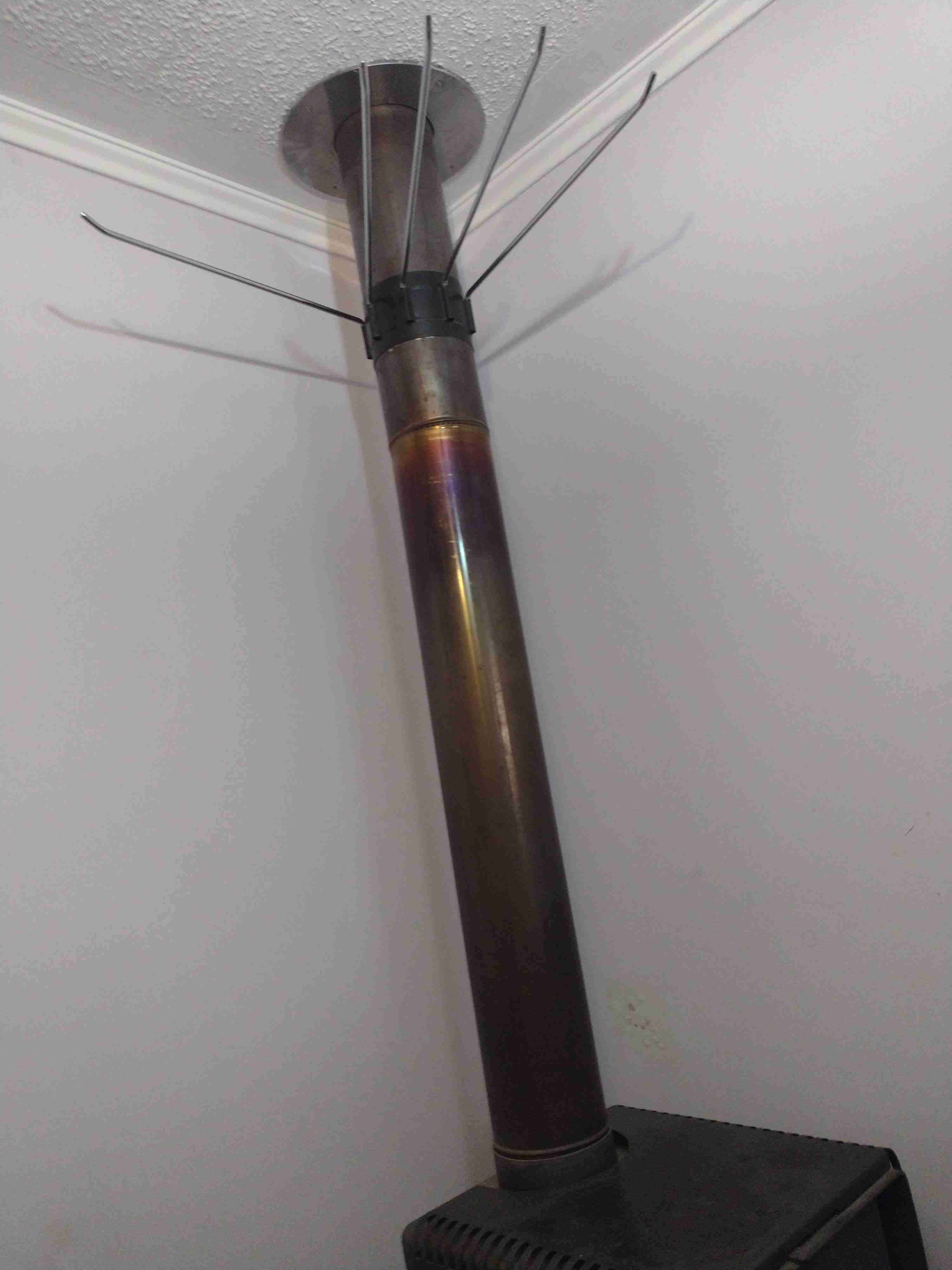 Estufa de leña metálica - miniatura 2