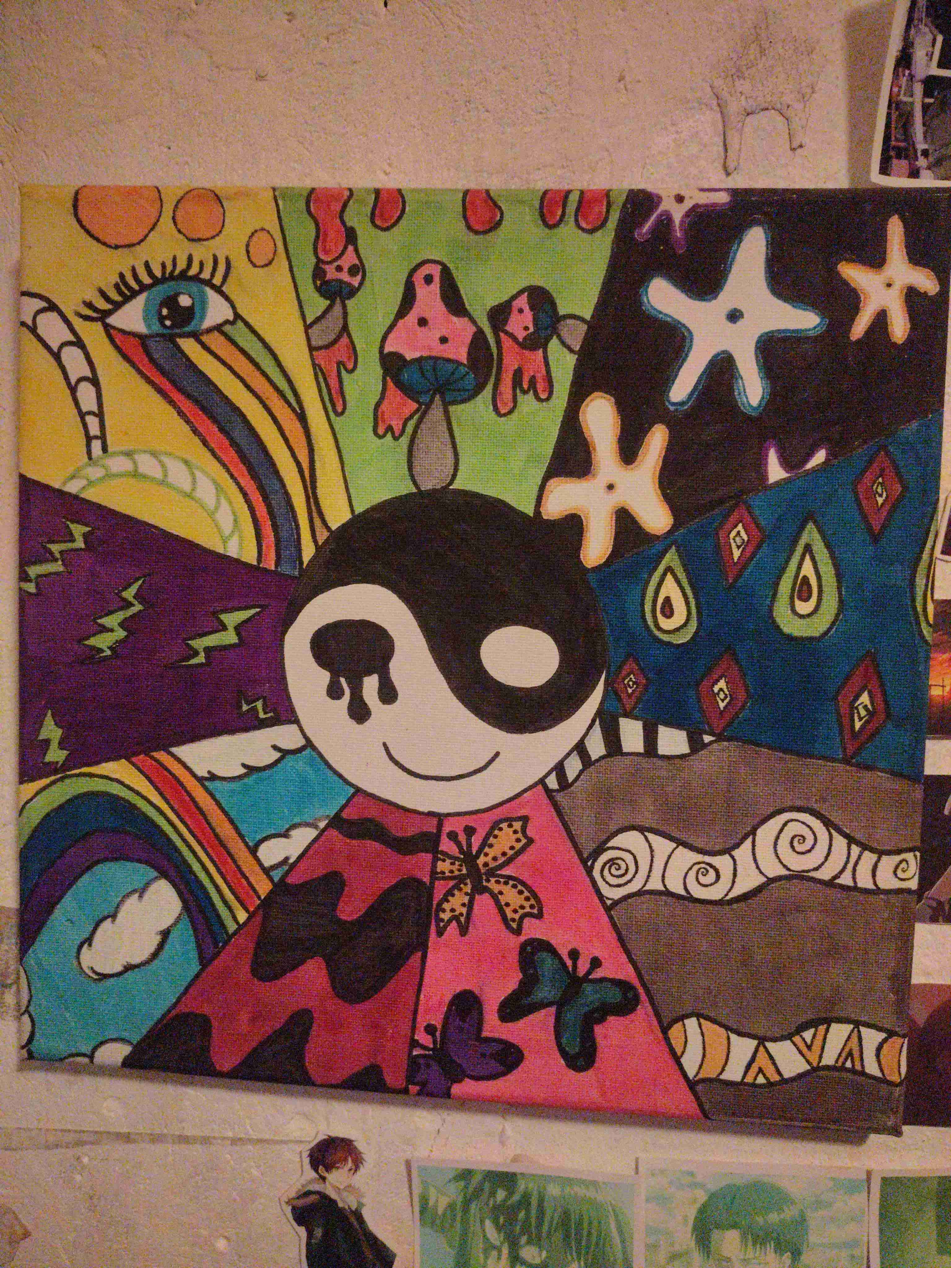 Cuadro artístico colorido