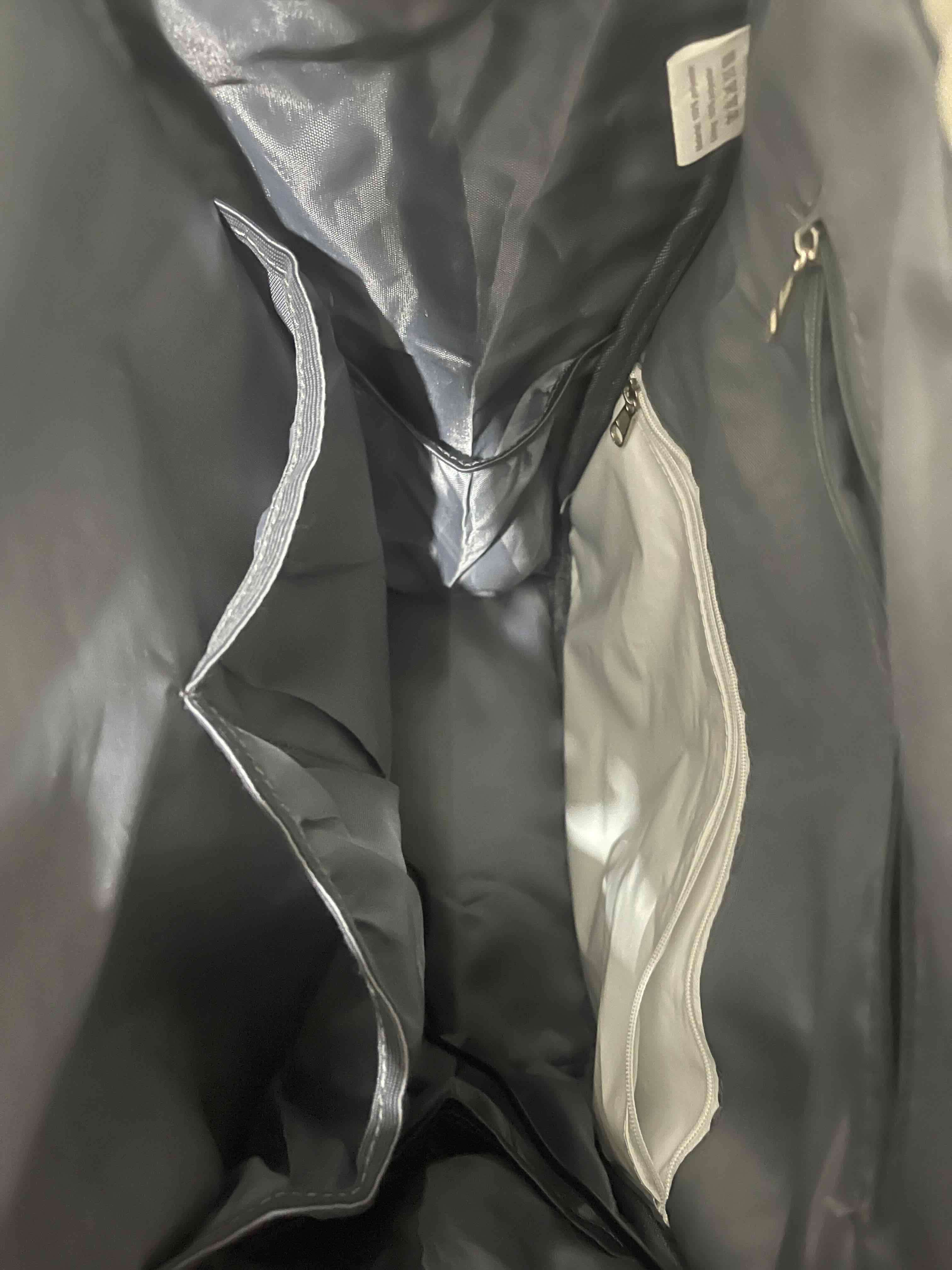 Pañalera Mochila gris con bolsito circular - miniatura 5