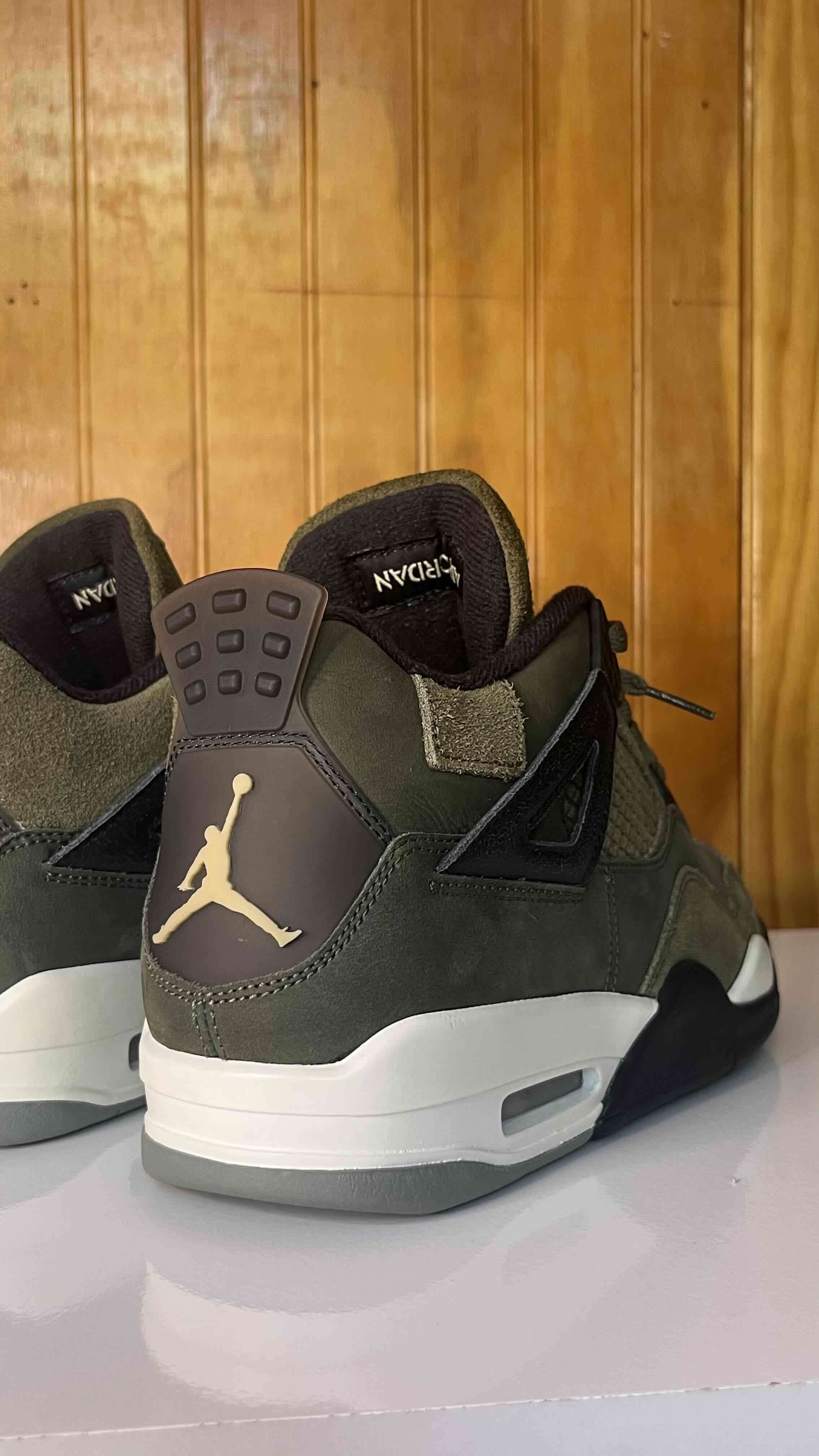 Jordan retro 4 craft olive 8us - miniatura 2