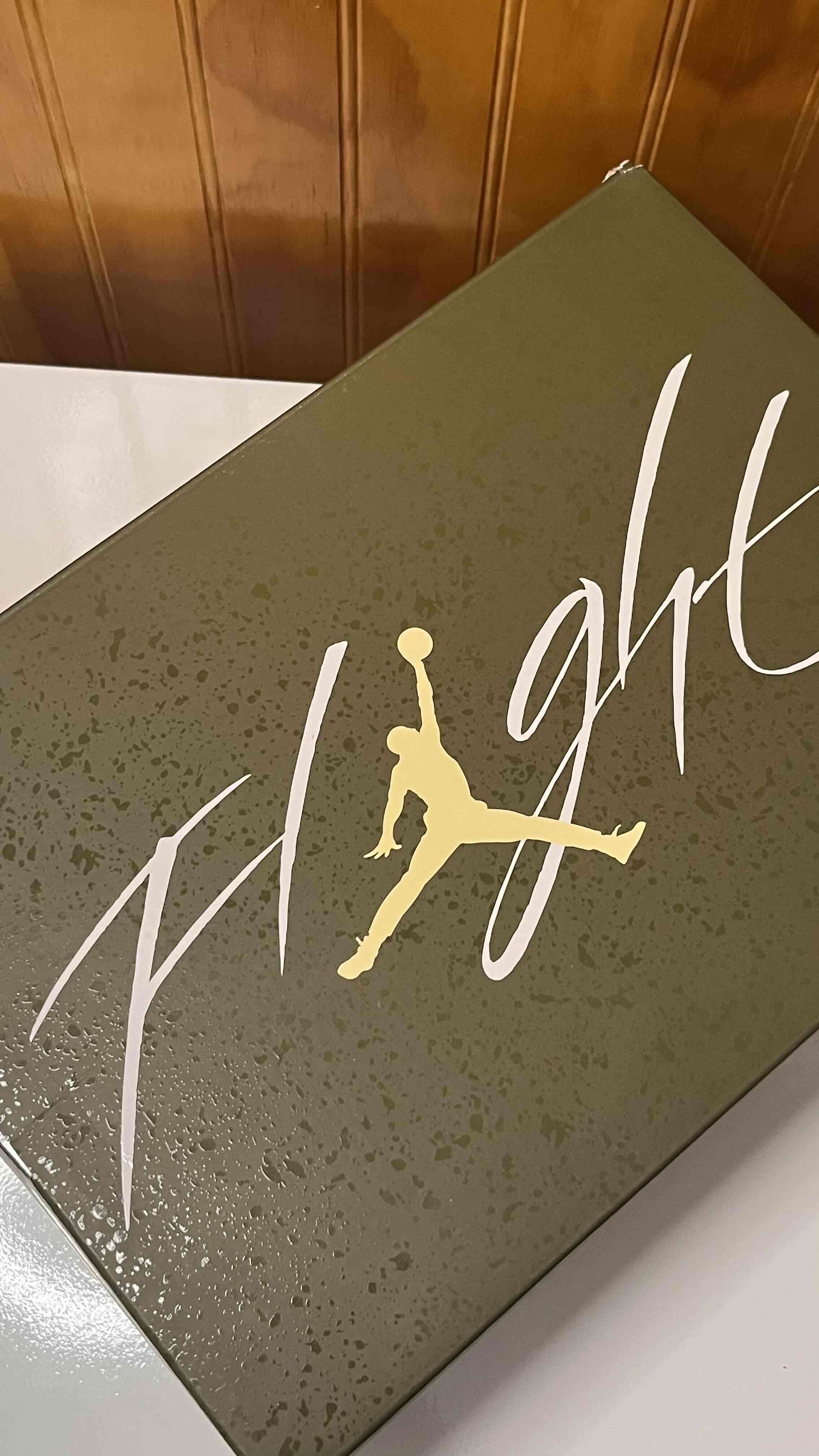 Jordan retro 4 craft olive 8us - miniatura 3