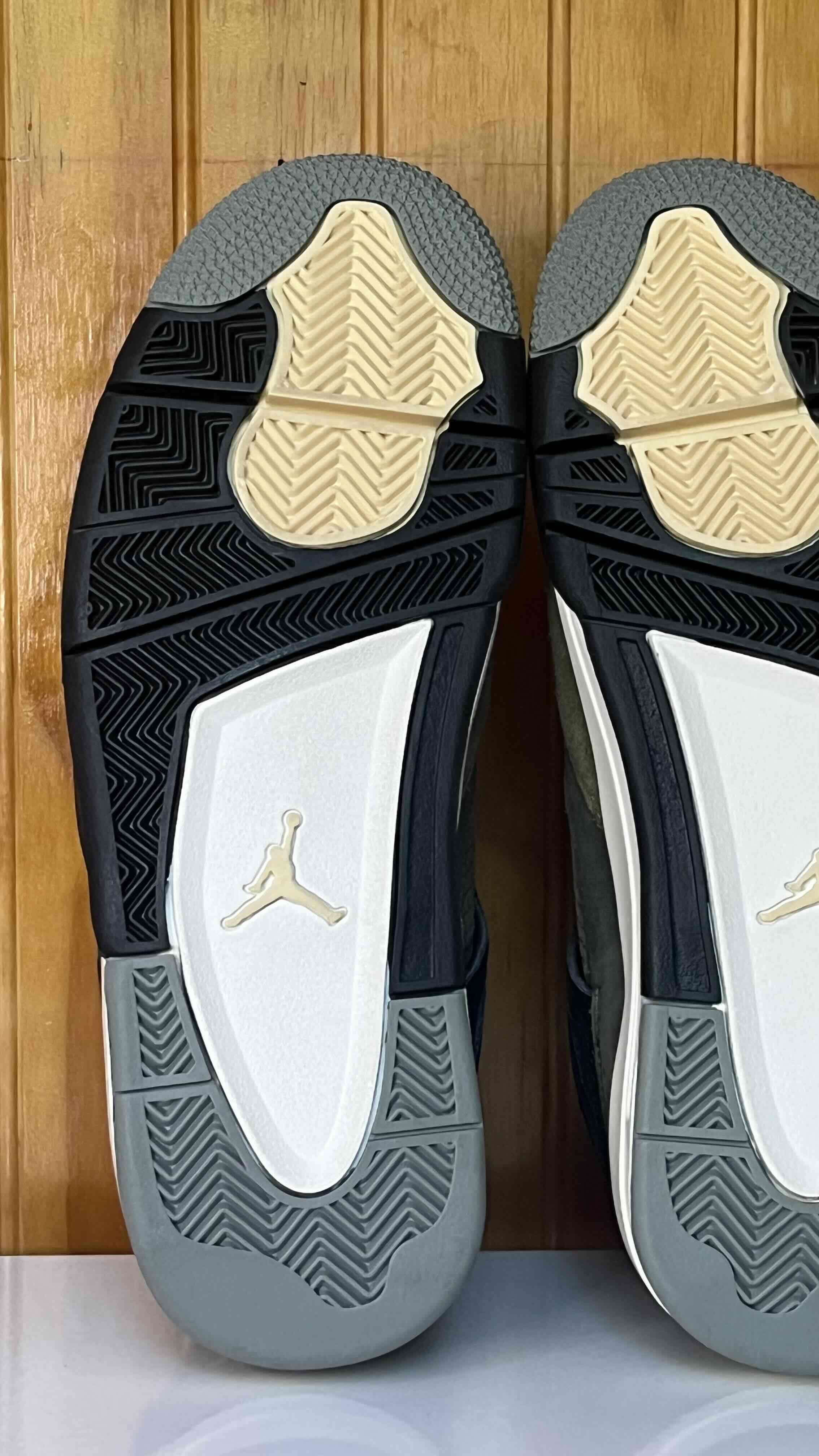 Jordan retro 4 craft olive 8us - miniatura 4