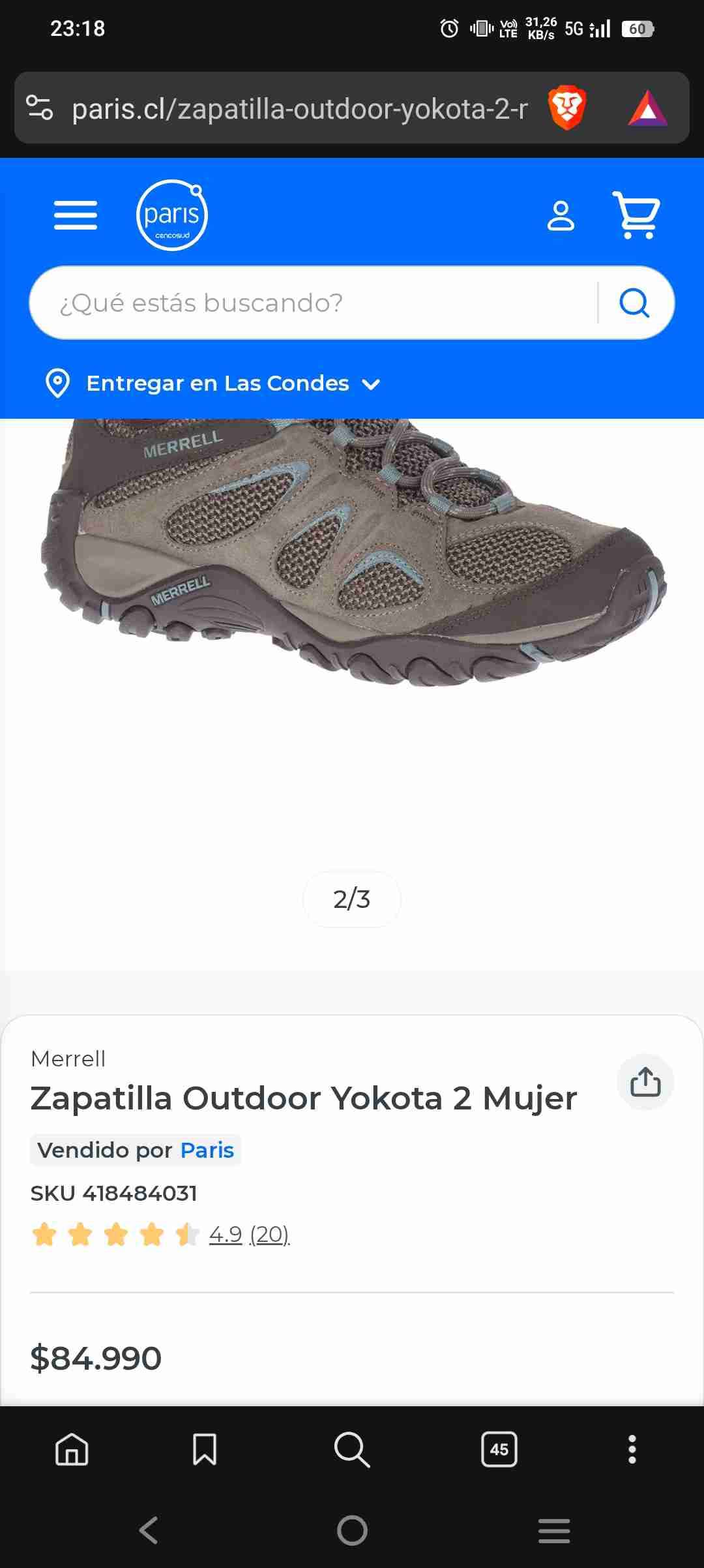 Zapatillas outdoor mujer Merrell - miniatura 1