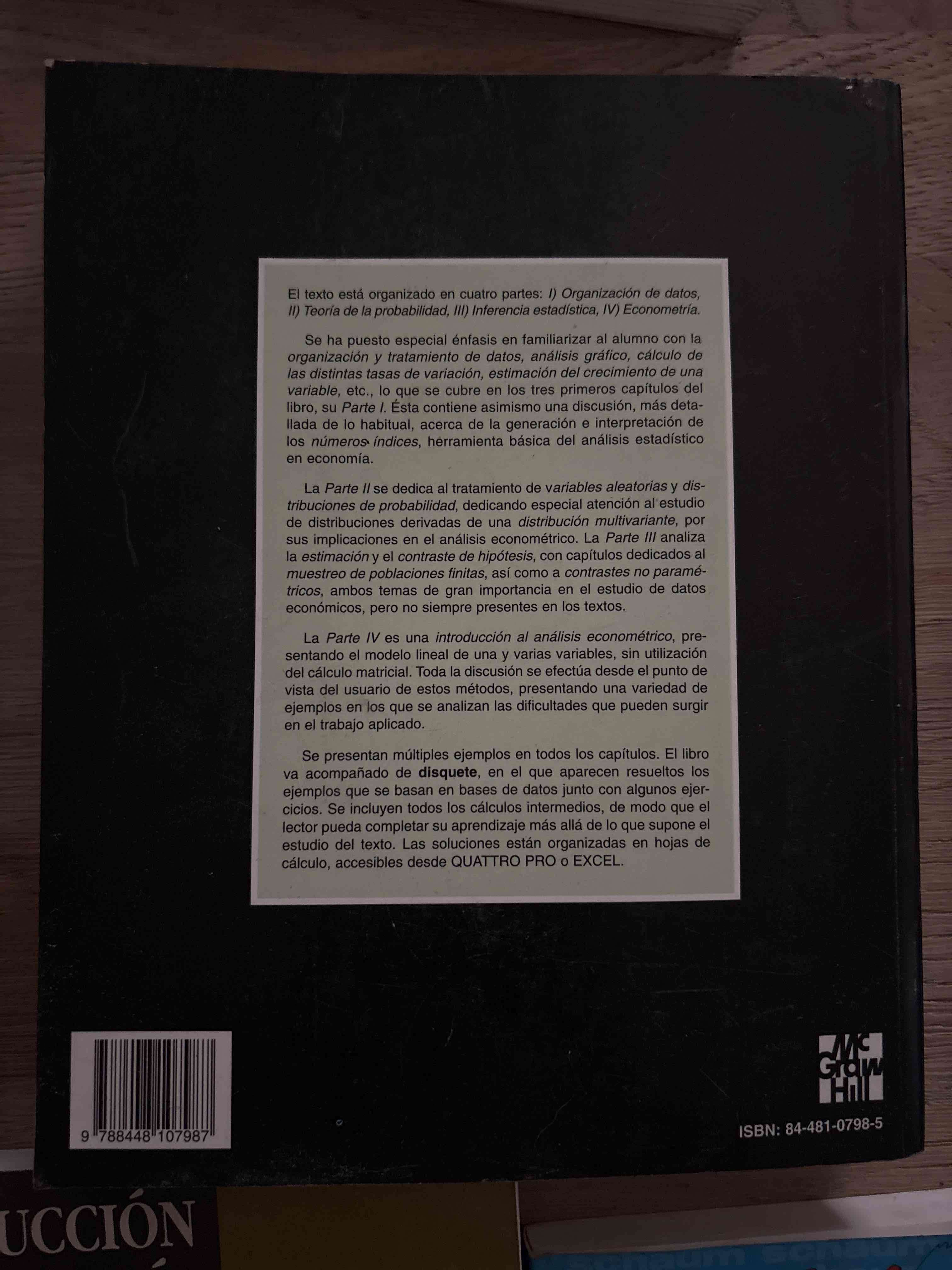 Libro Estadística y Econometría - miniatura 2