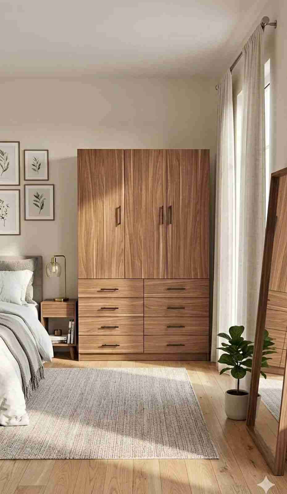 Armario de madera con cajones - miniatura 2