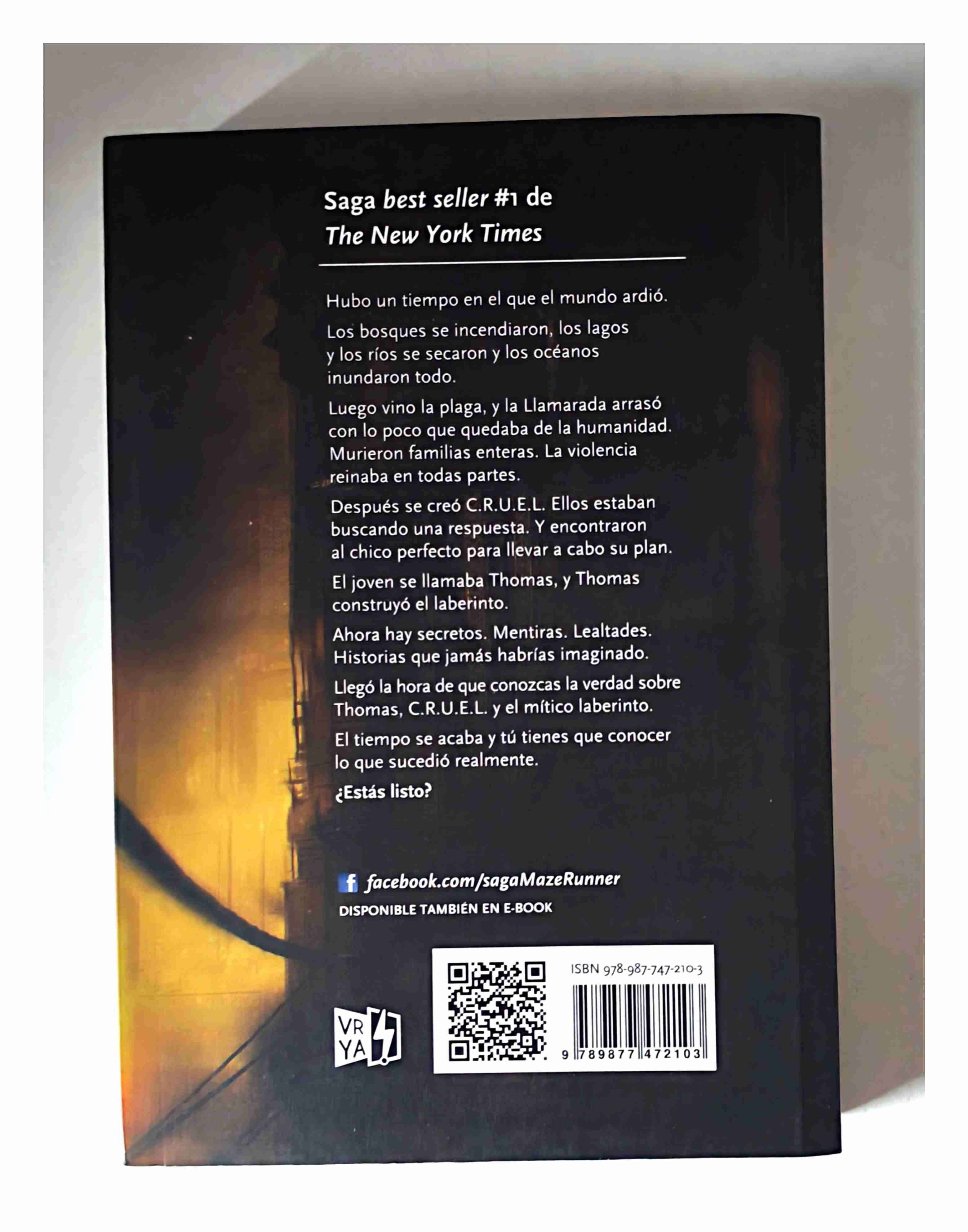 Libro Maze Runner Código C.R.U.E.L. - miniatura 2