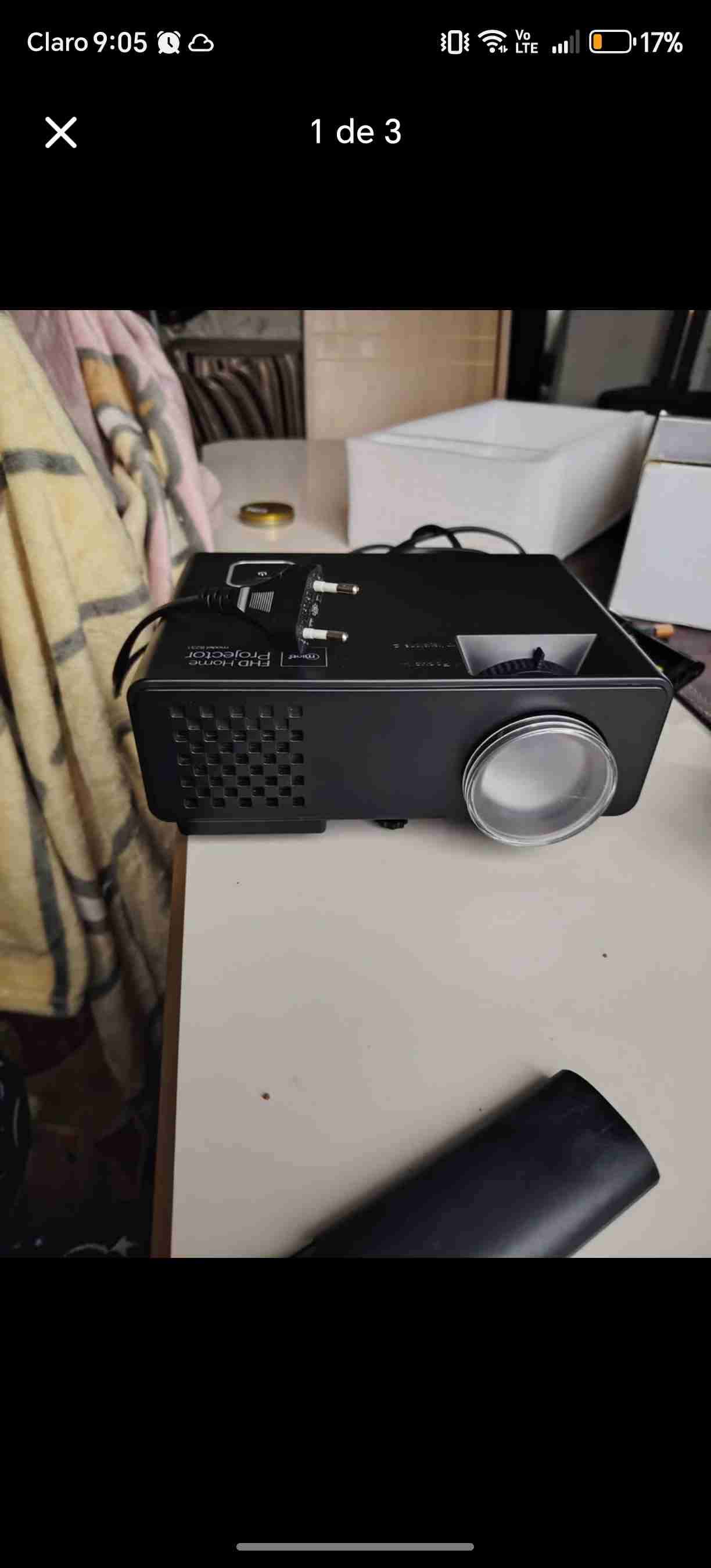 Proyector LED HD Negro - miniatura 1