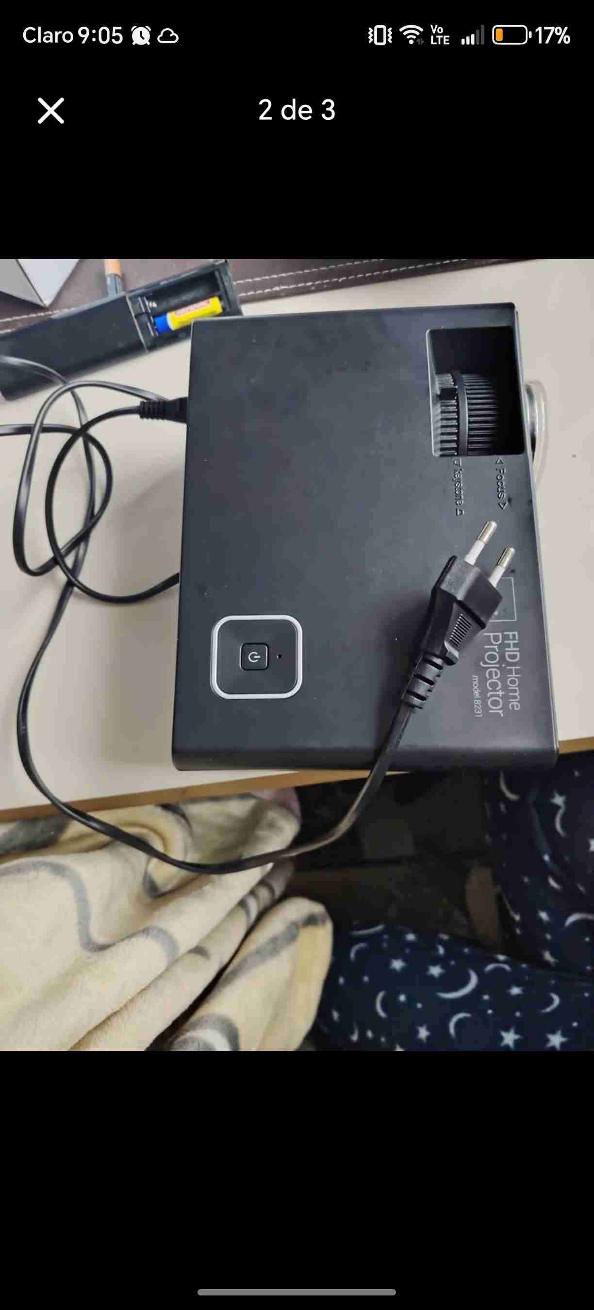 Proyector LED HD Negro - miniatura 3