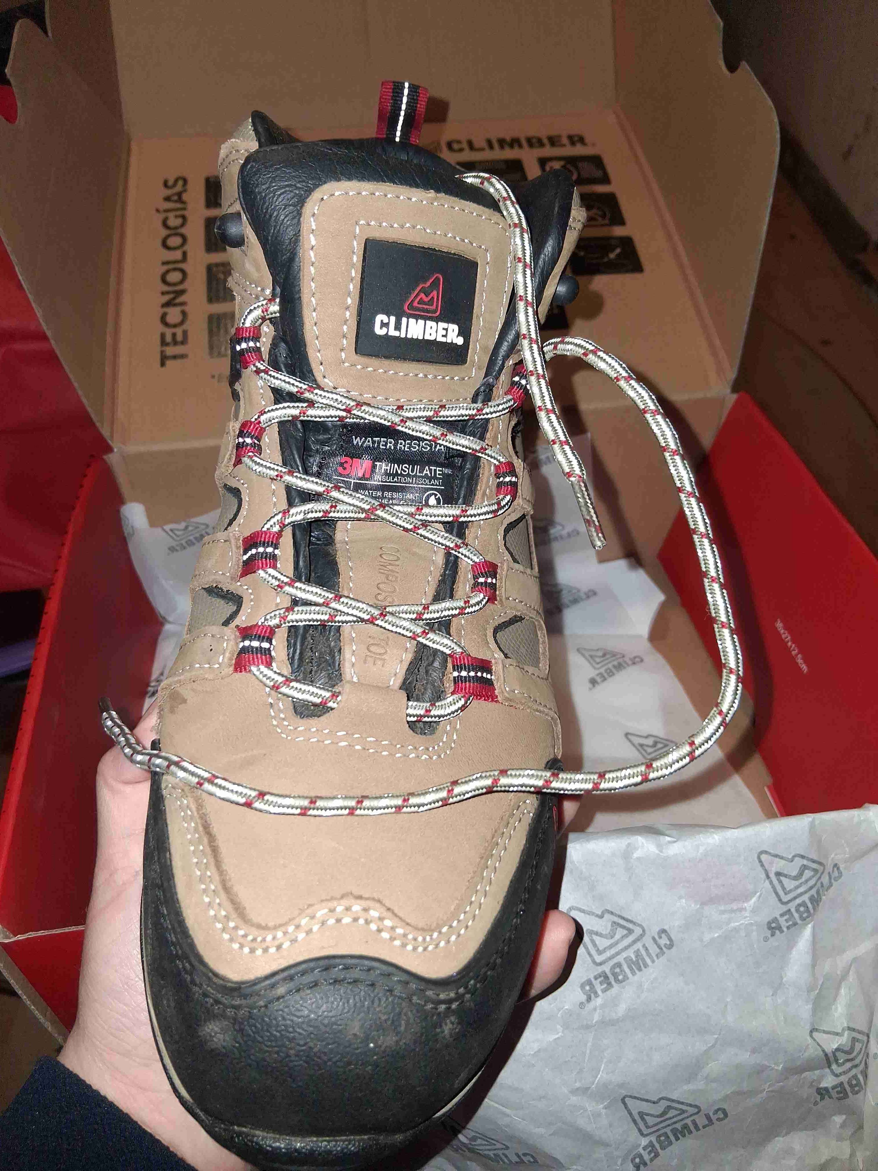 Zapatos de seguridad Climber marrón 41 nuevos - miniatura 3