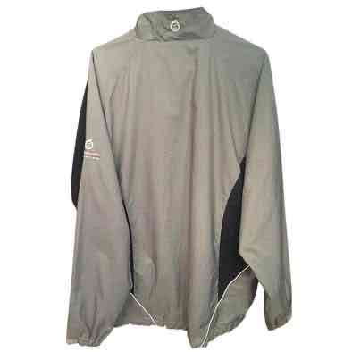 Chaqueta deportiva tipo cortavientos Gris, negro. - miniatura 3