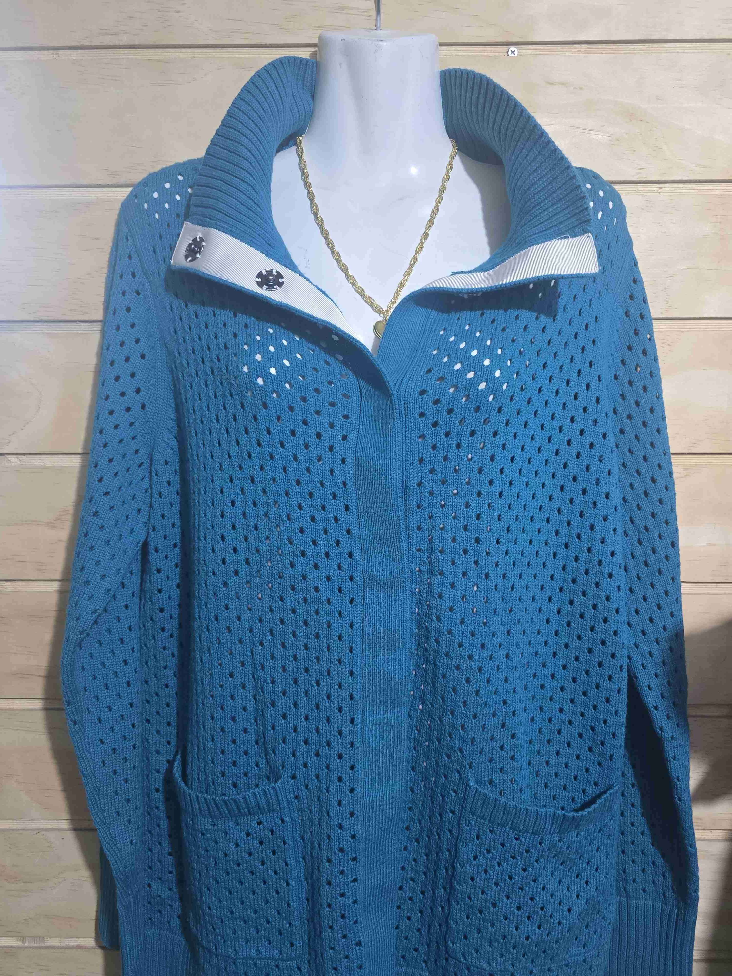 Suéter de hilo de algodon - miniatura 2