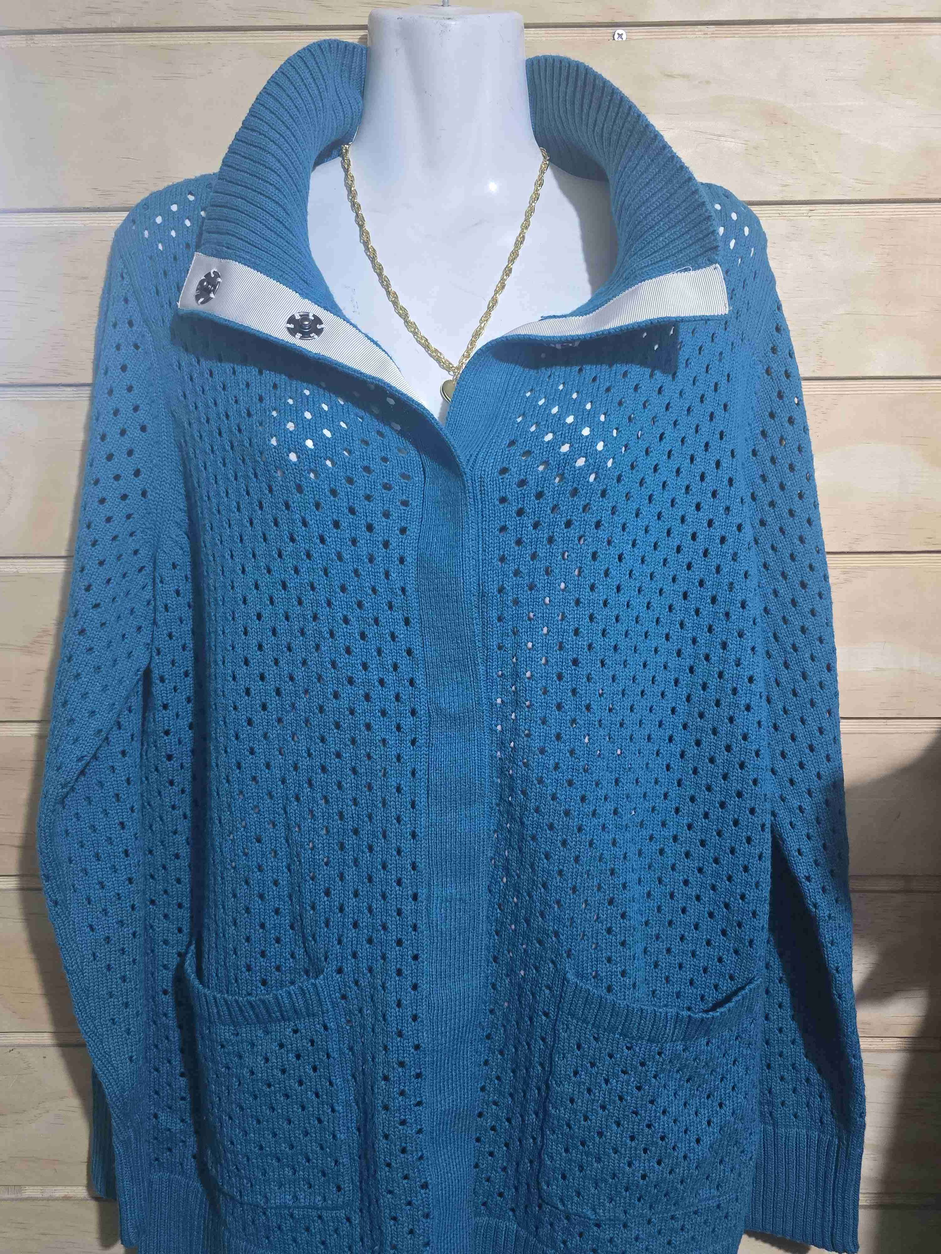 Suéter de hilo de algodon - miniatura 3