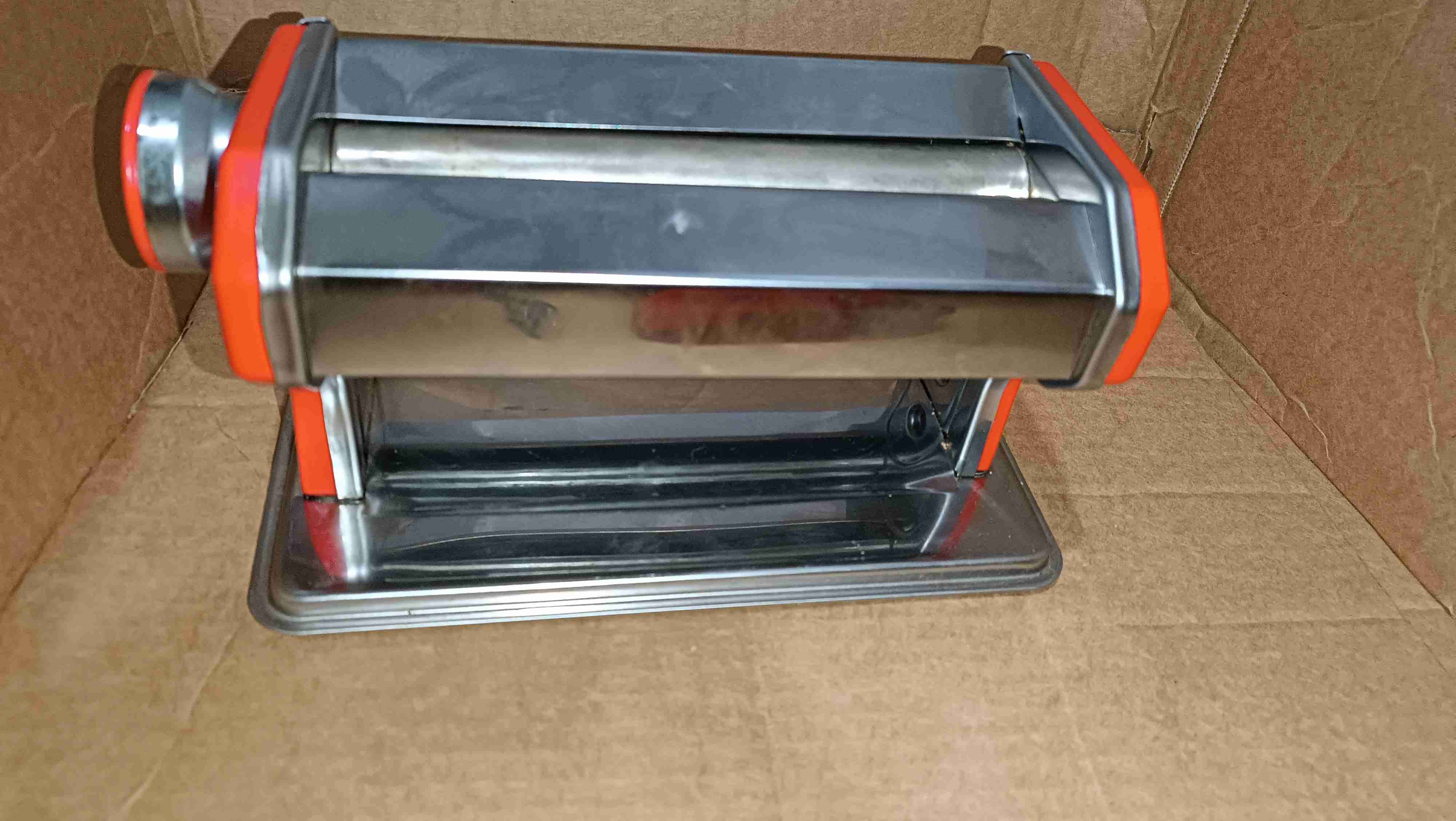 Máquina de pasta manual acero inoxidable Napoles - miniatura 2