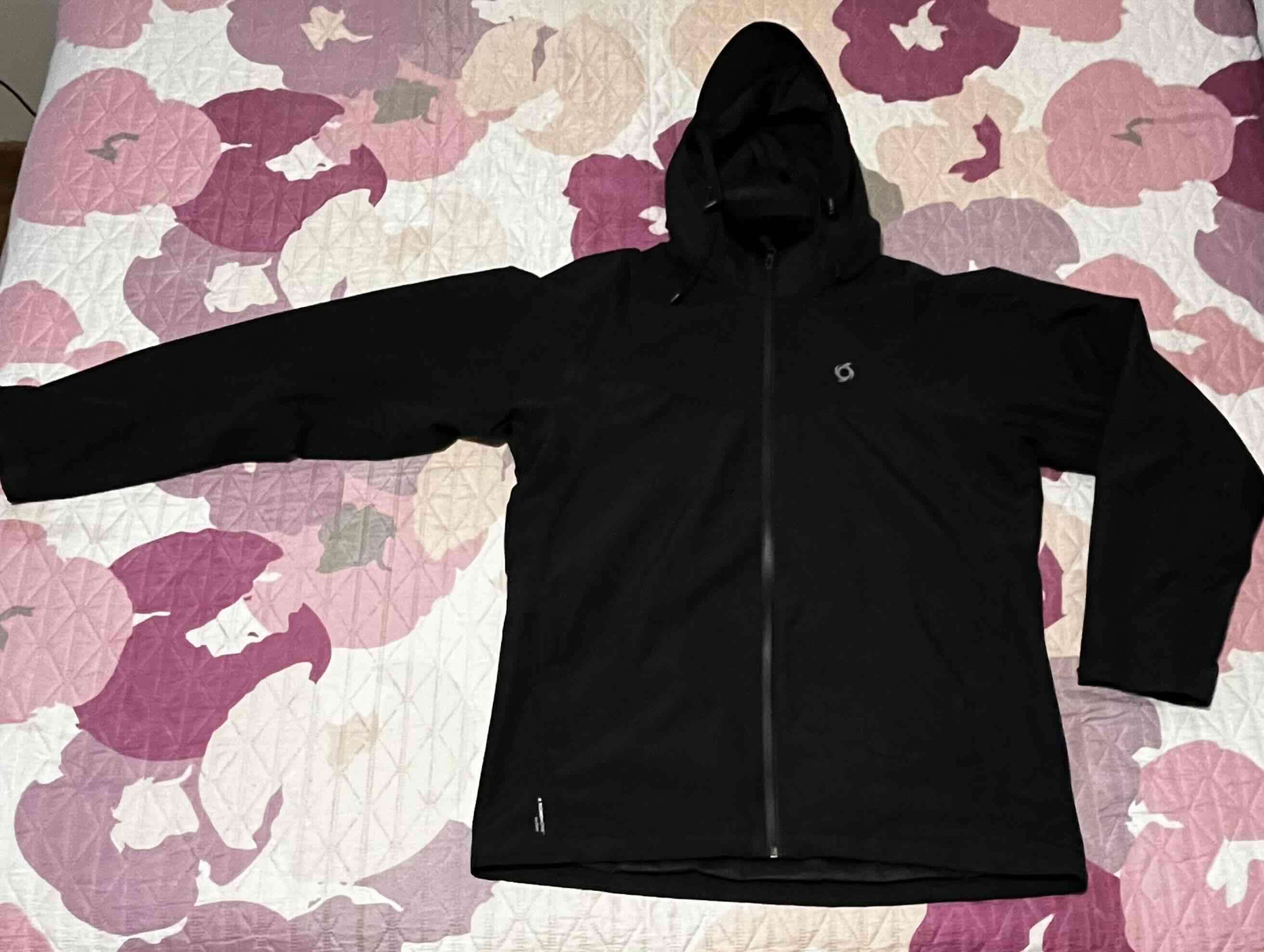 Cortaviento impermeable Doite negro talla L hombre - miniatura 1