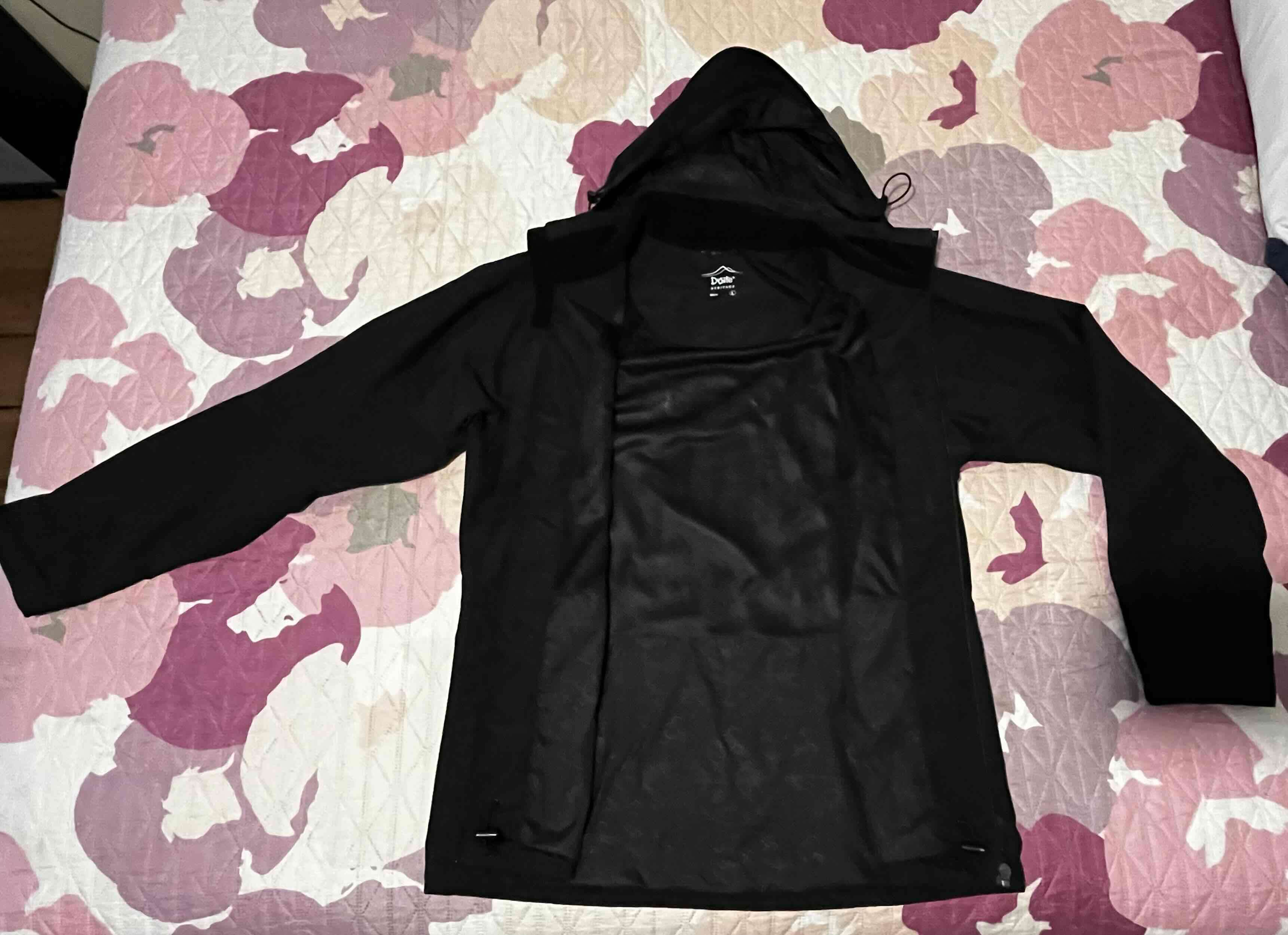 Cortaviento impermeable Doite negro talla L hombre - miniatura 2