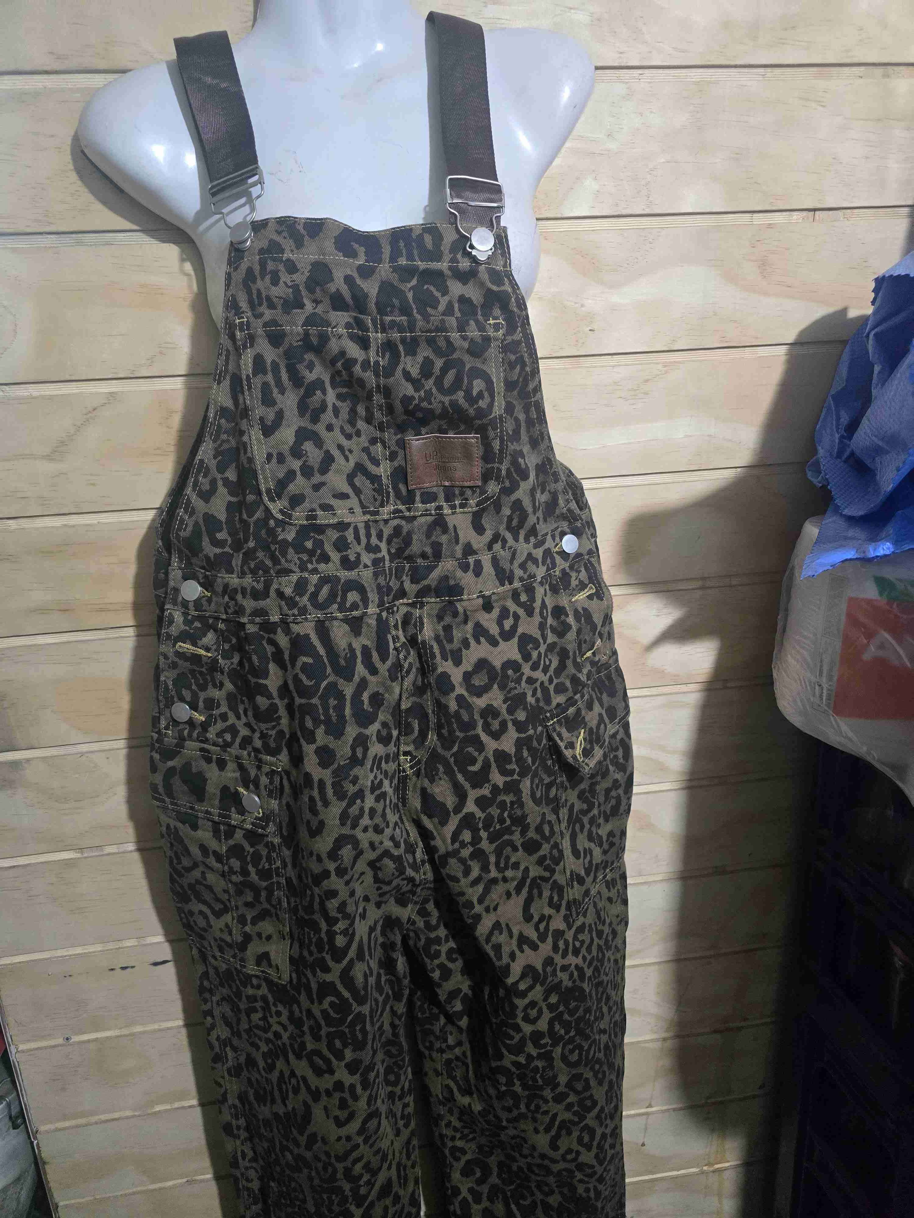 Jardinera de mezclilla azul - miniatura 4