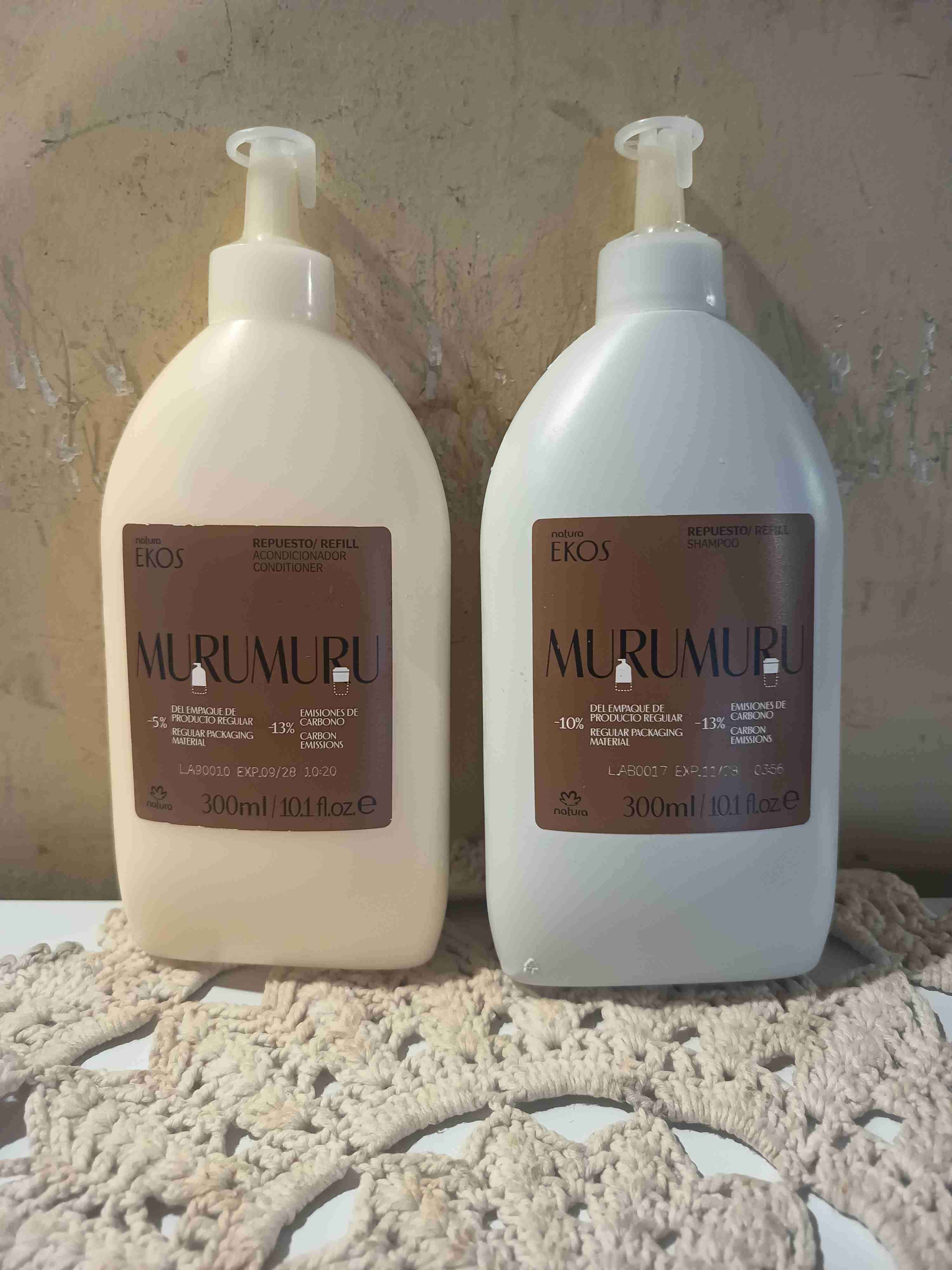 Set de shampoo y acondicionador Murumuru