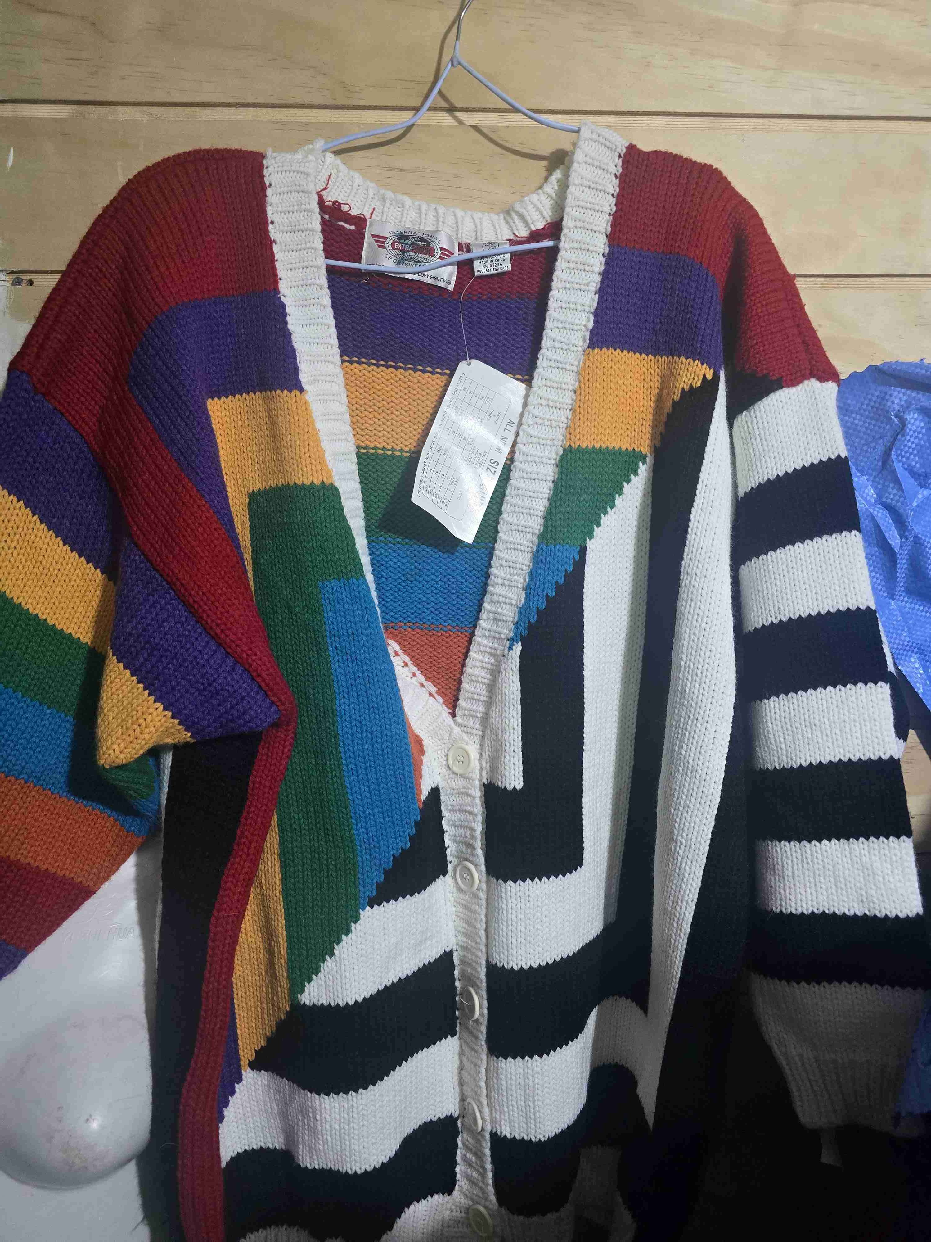 Cardigan de colores brillantes - miniatura 2